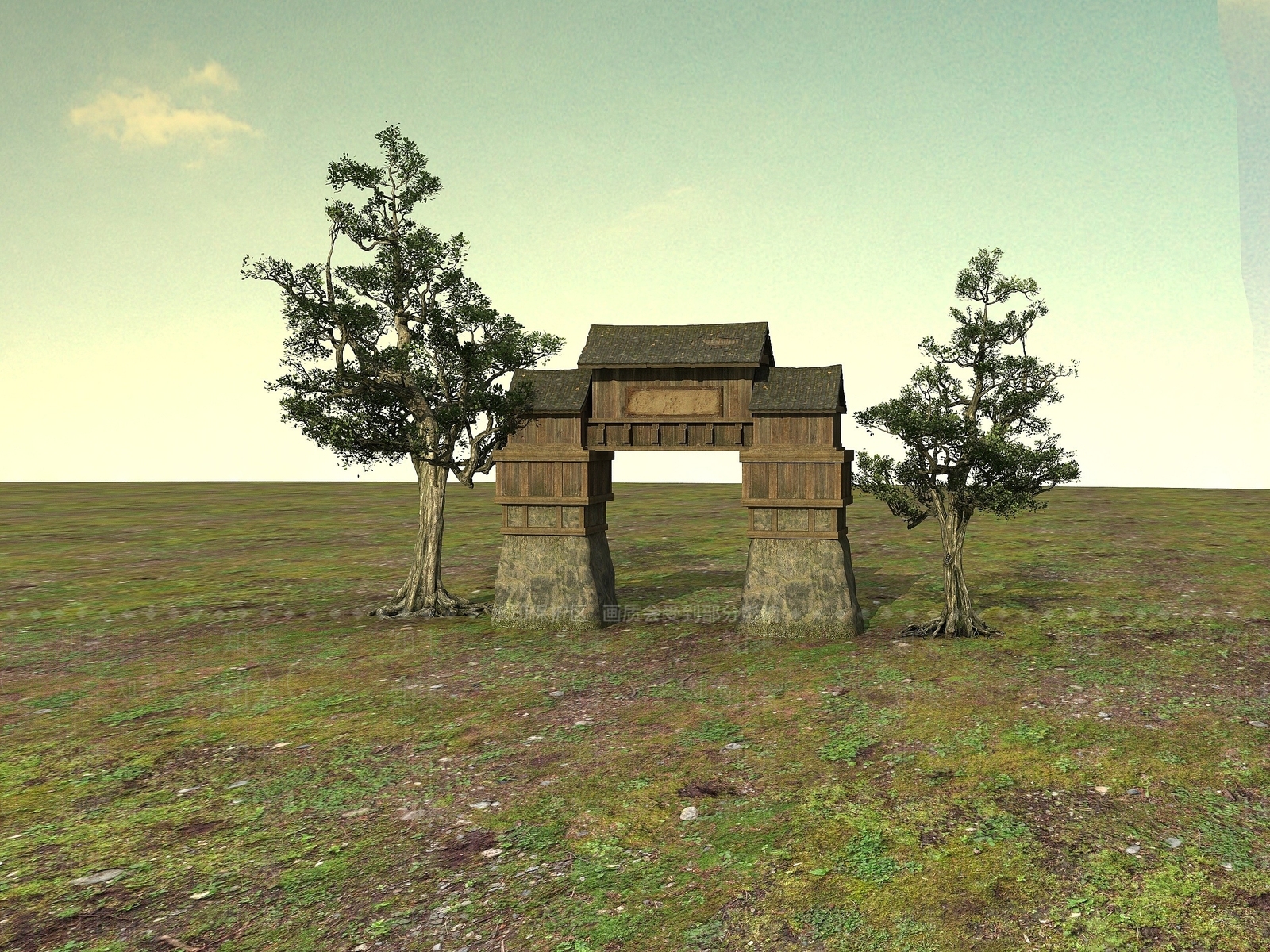 现代乡村规划乡村文化系列3D模型下载【ID:1195475917】