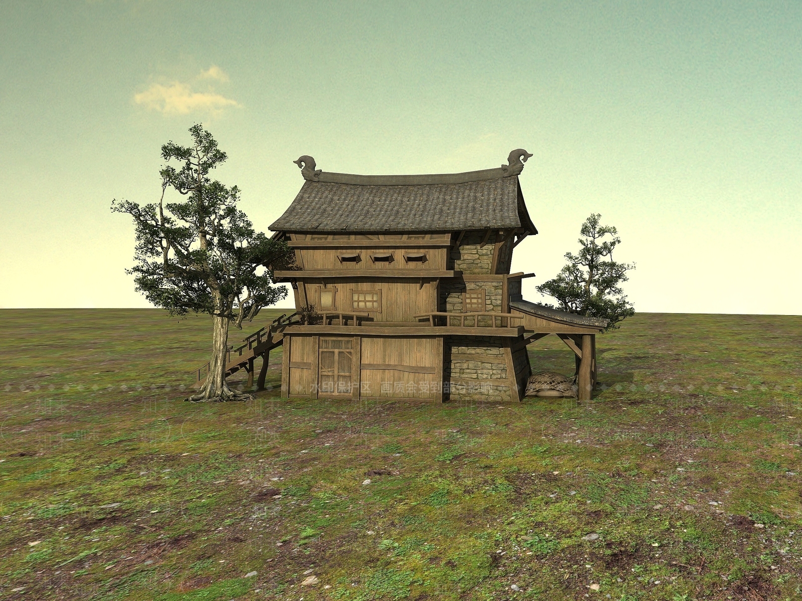 现代乡村规划乡村文化系列3D模型下载【ID:1195476144】