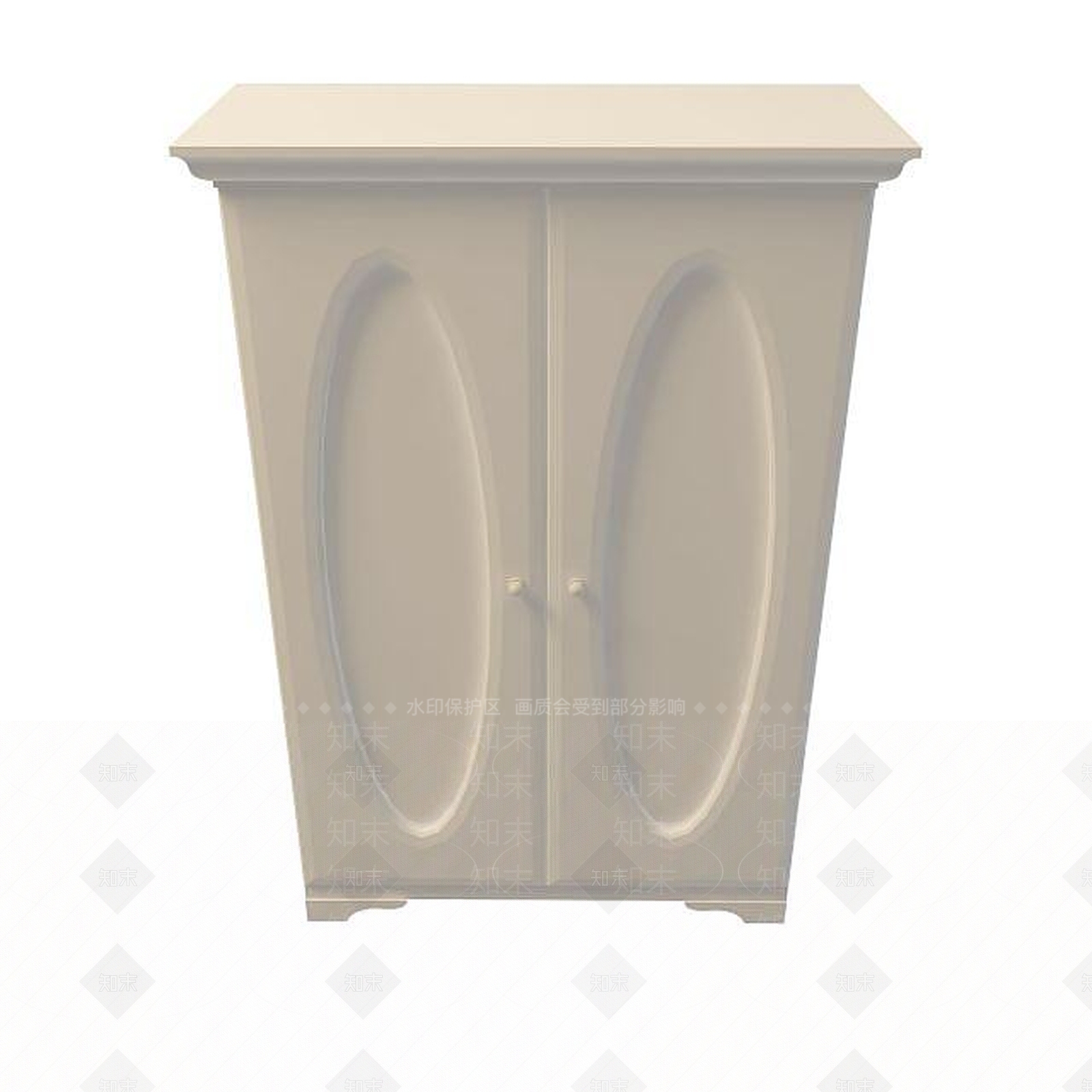 现代简约衣柜3D模型下载【ID:1195476209】
