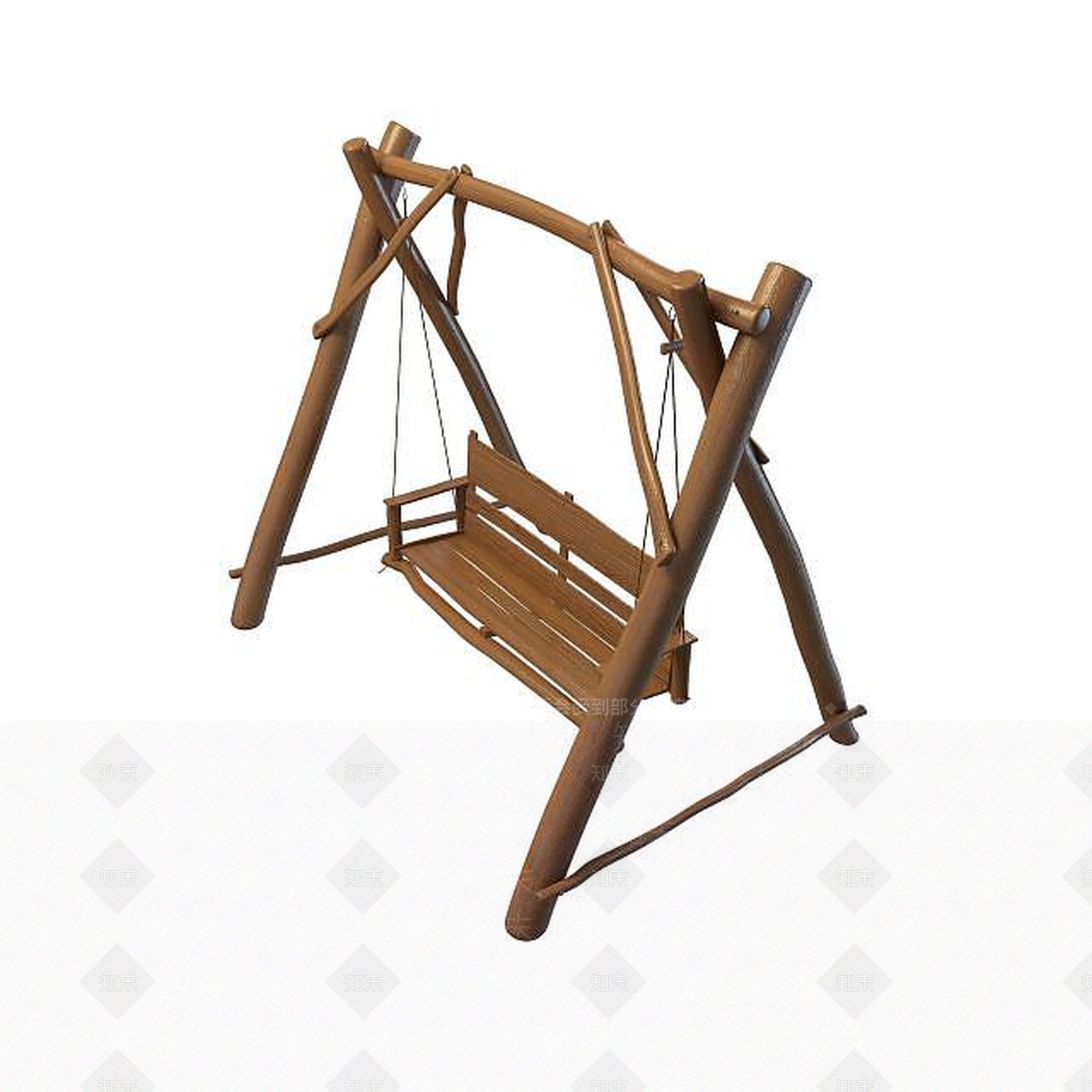 现代秋千椅3D模型下载【ID:1195480646】