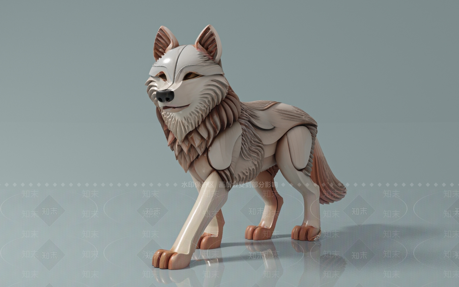 爬行类动物3D模型下载【ID:1195481103】