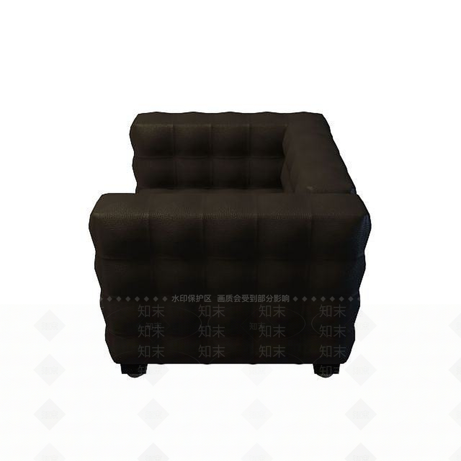 现代单人沙发3D模型下载【ID:1195483982】