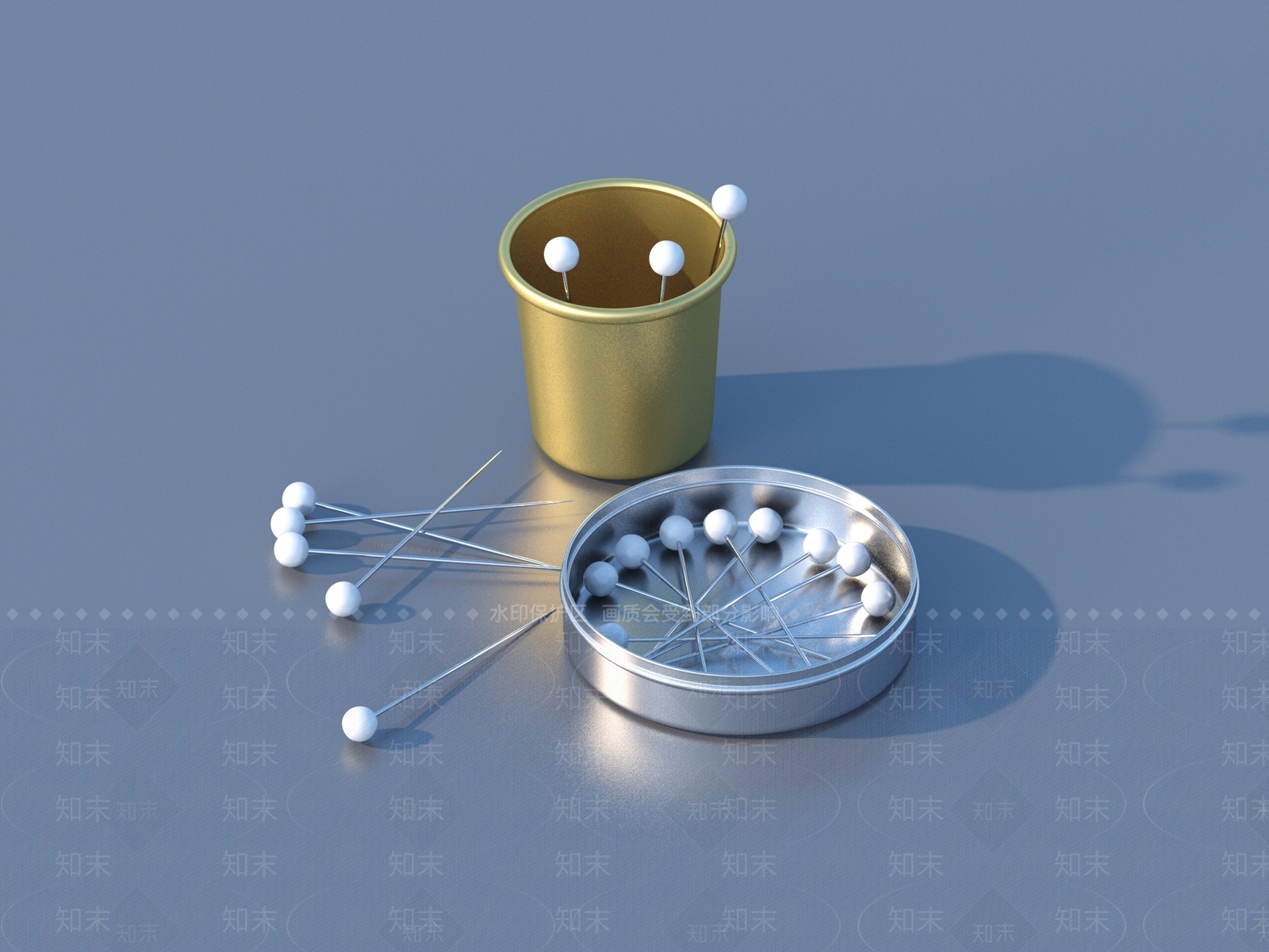 办公用品3D模型下载【ID:1195484775】