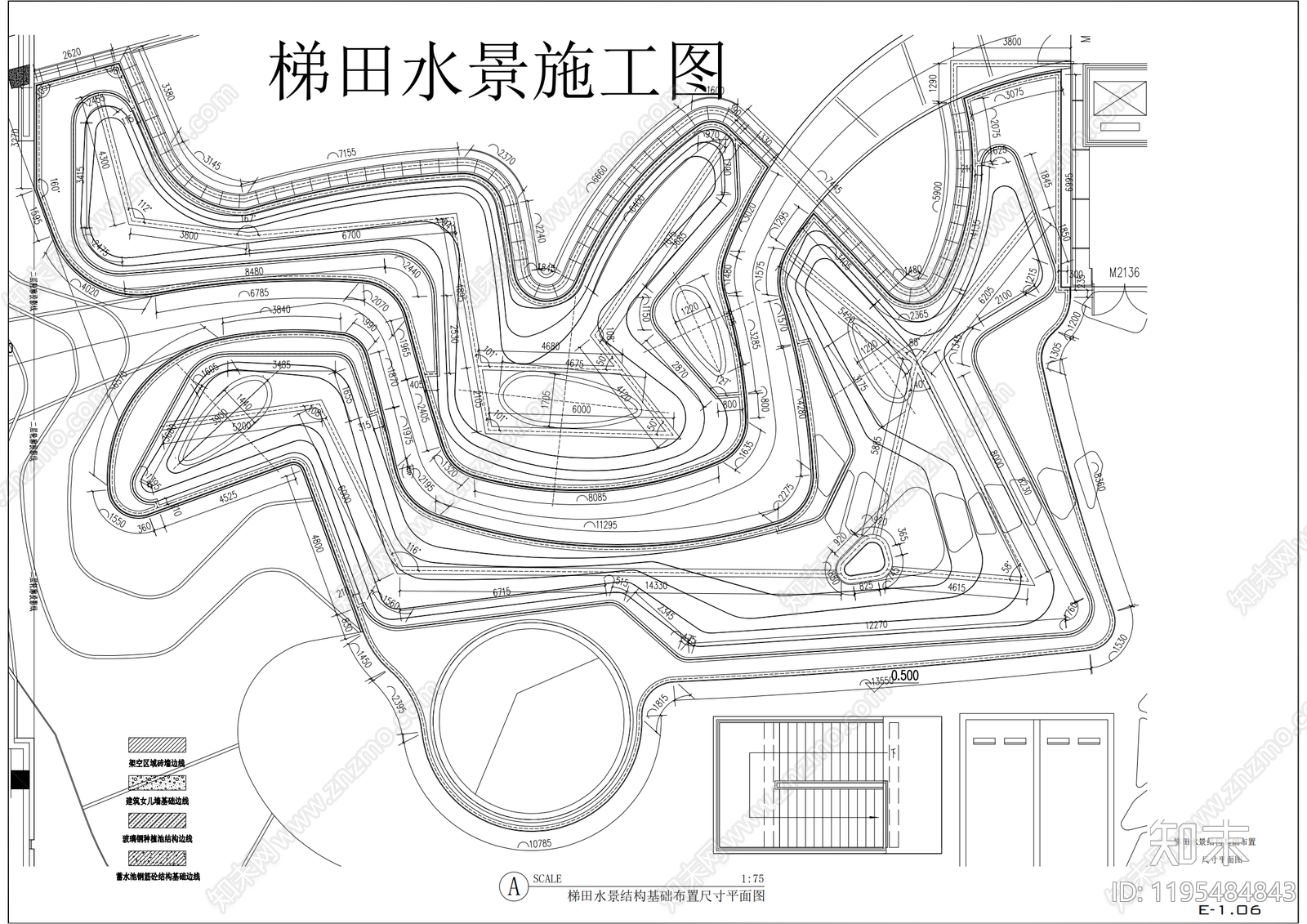 景观节点cad施工图下载【ID:1195484843】