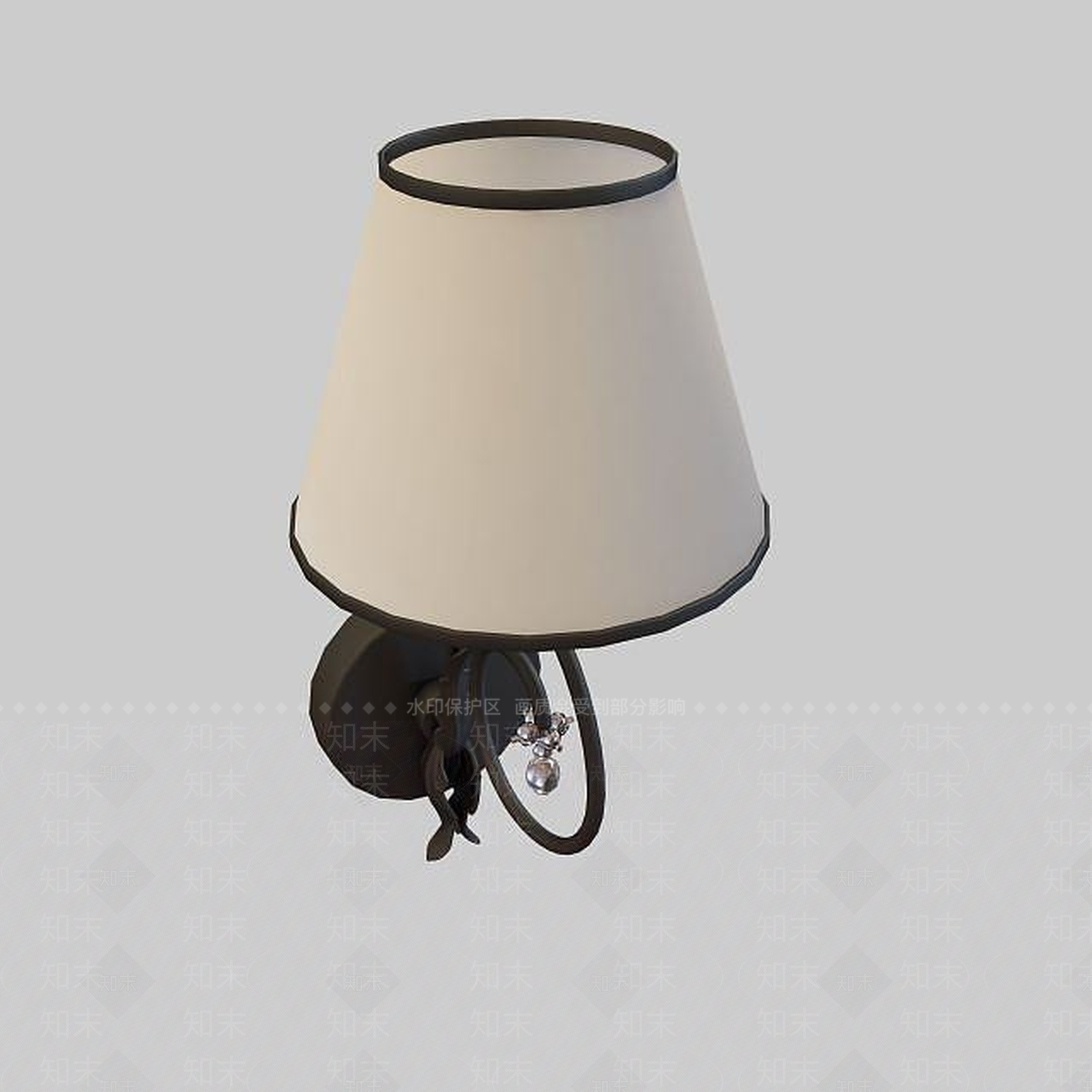 现代床头壁灯3D模型下载【ID:1195486304】
