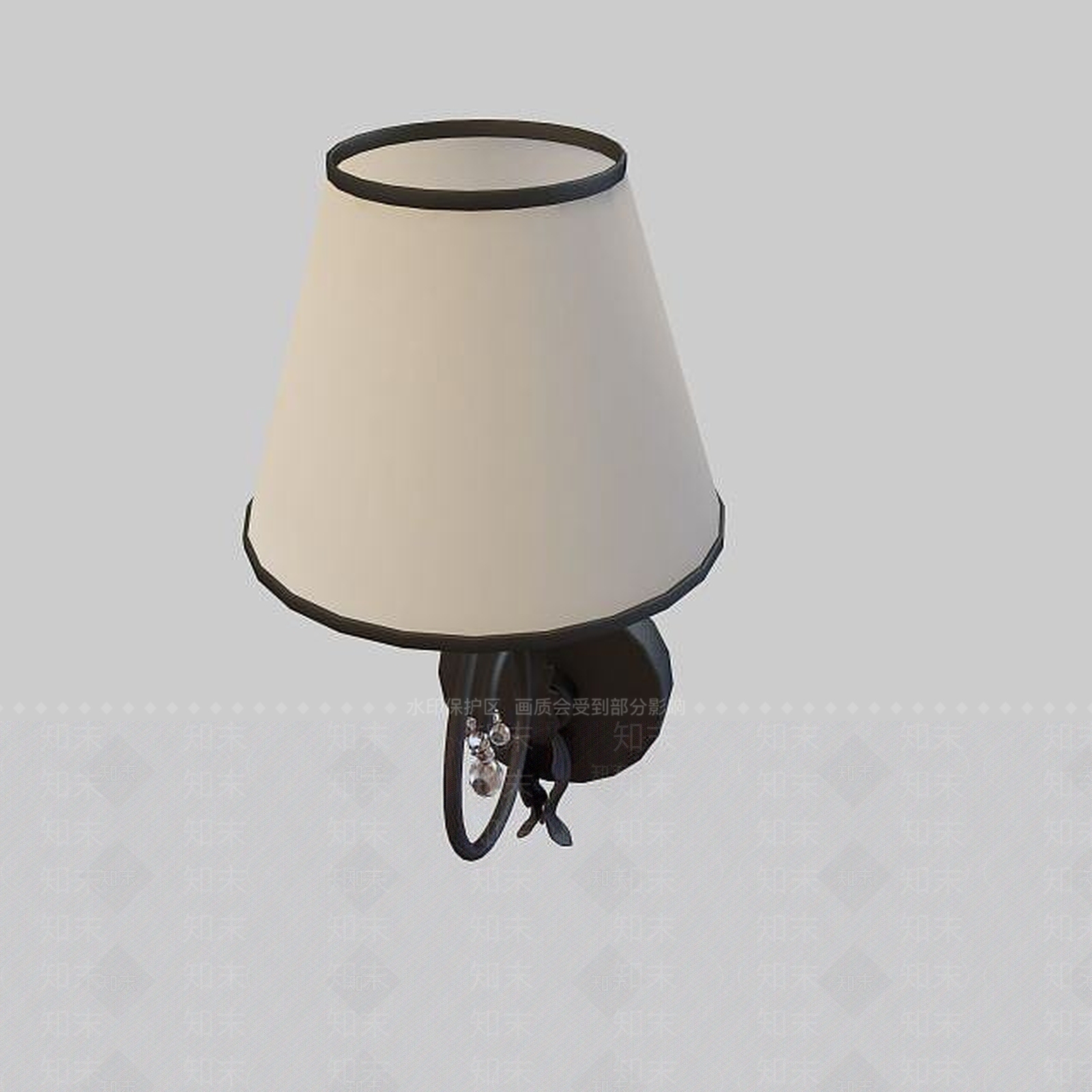 现代床头壁灯3D模型下载【ID:1195486304】