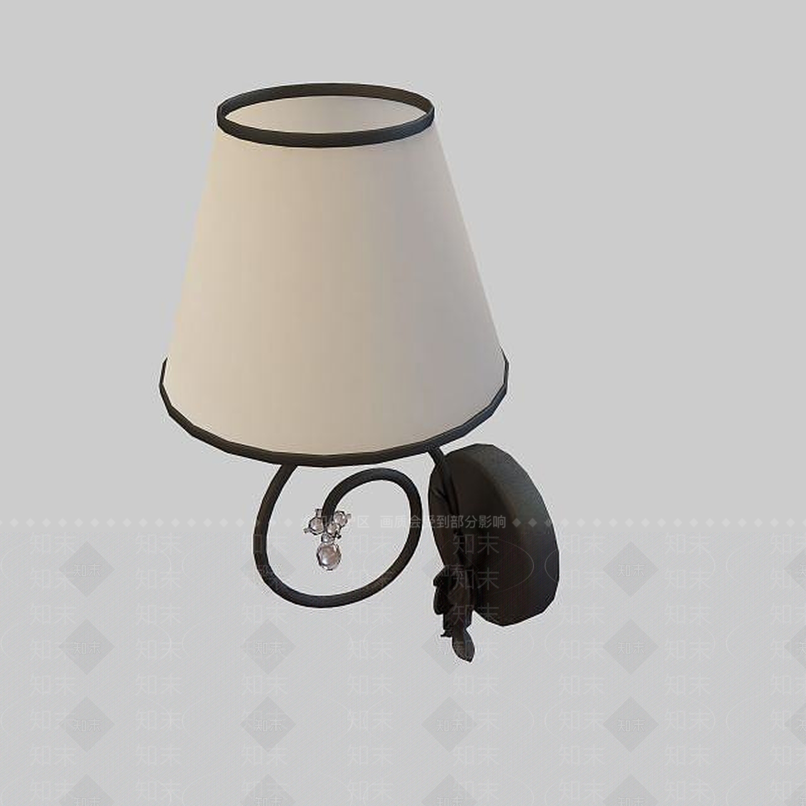 现代床头壁灯3D模型下载【ID:1195486304】