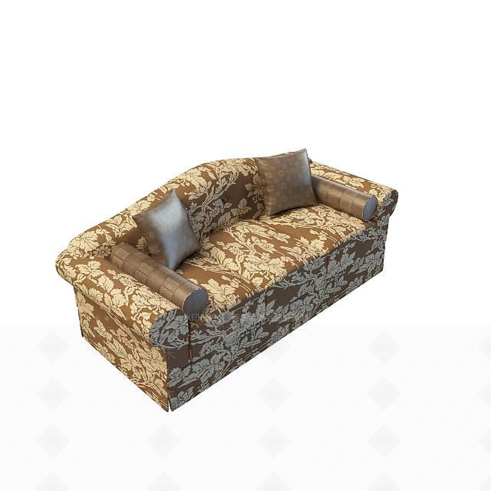 现代三人沙发3D模型下载【ID:1195486562】