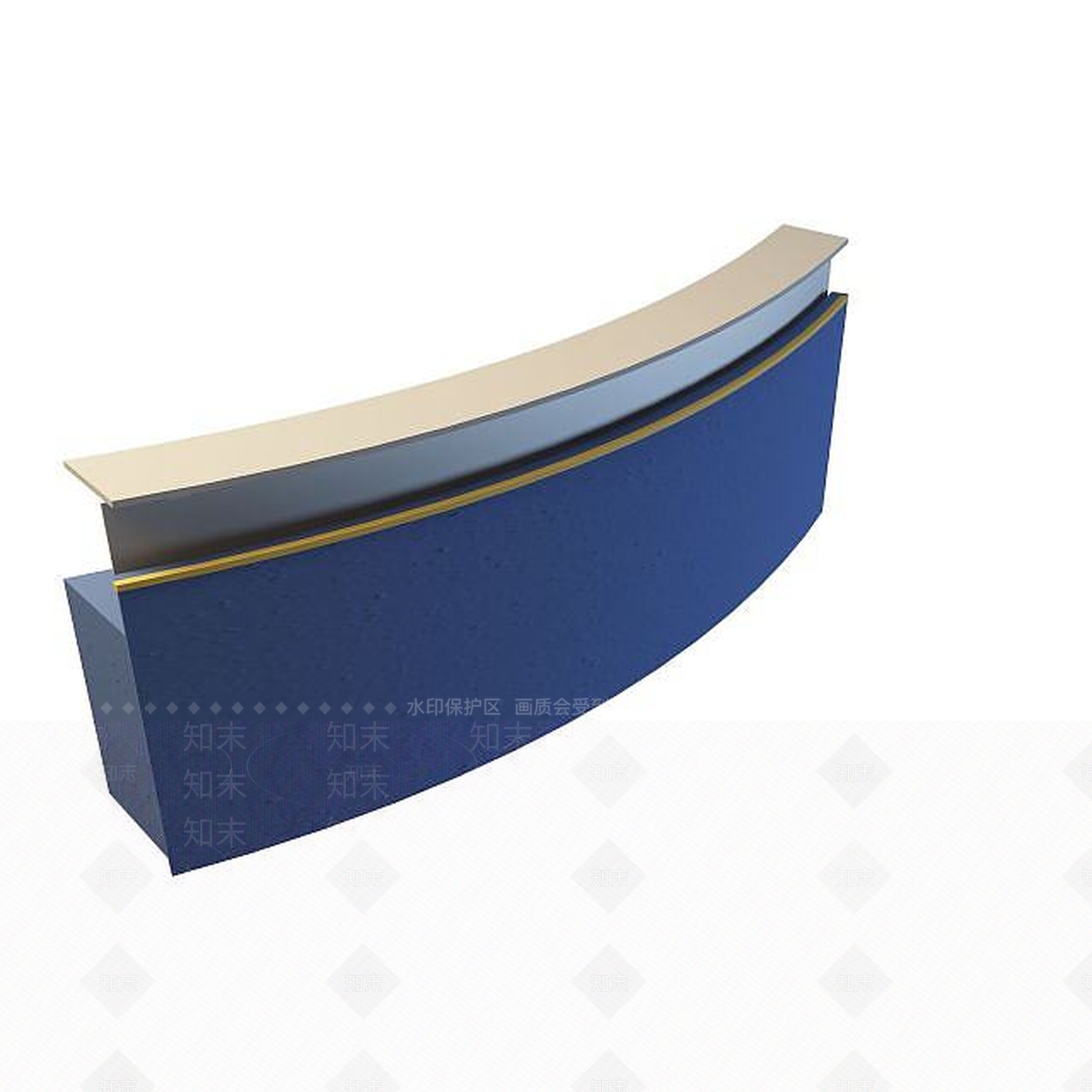 现代接待台3D模型下载【ID:1195487281】