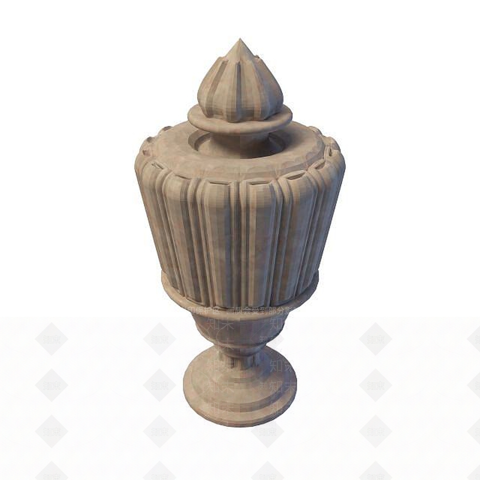 现代园林小品3D模型下载【ID:1195487678】