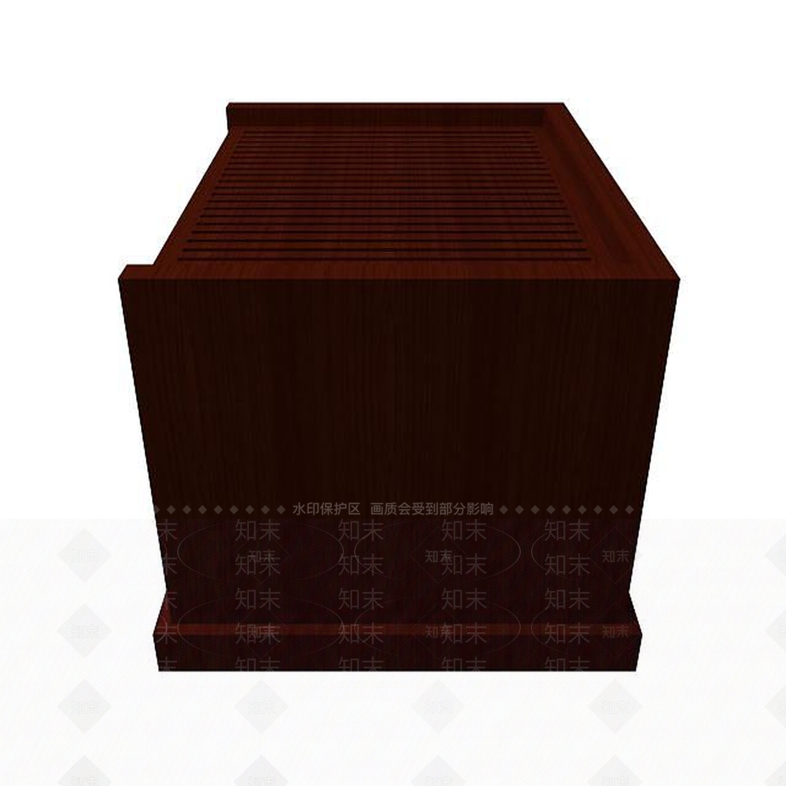 中式实木床头柜3D模型下载【ID:1195487776】
