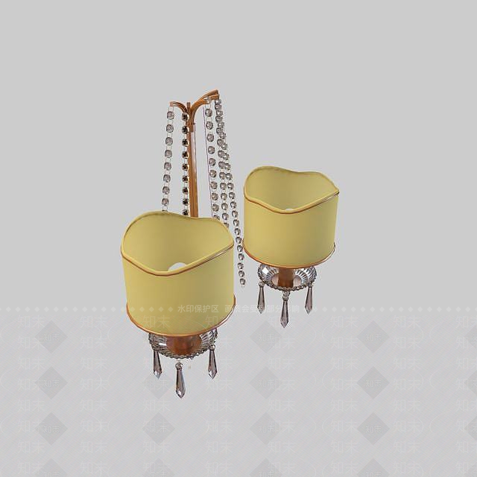 欧式古典欧式经典壁灯3D模型下载【ID:1195487868】