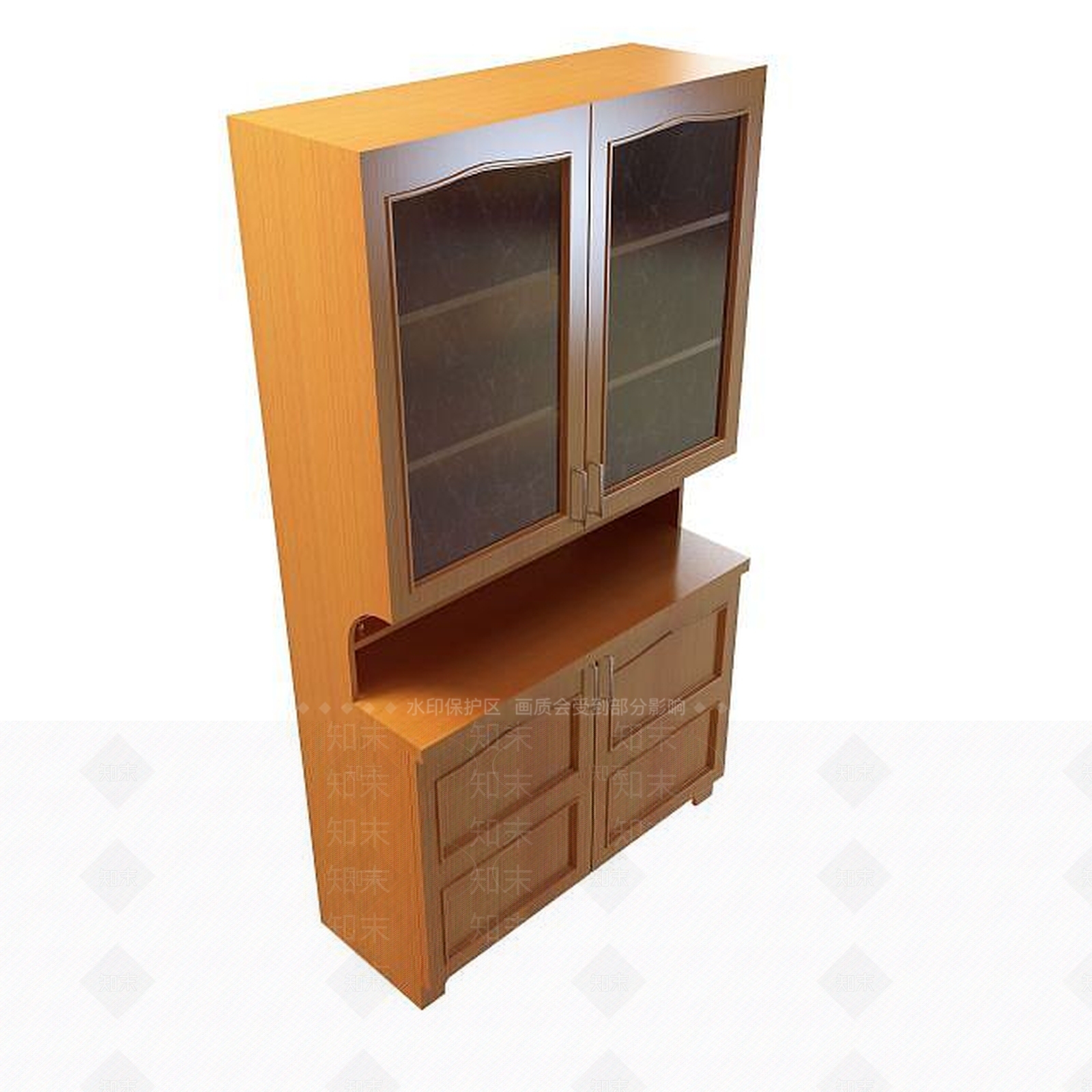 现代实木柜3D模型下载【ID:1195488573】
