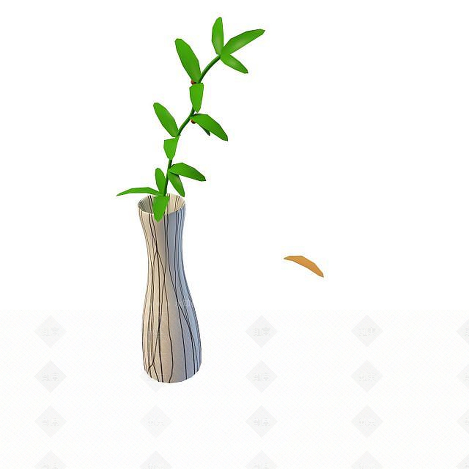 现代花瓶3D模型下载【ID:1195489387】