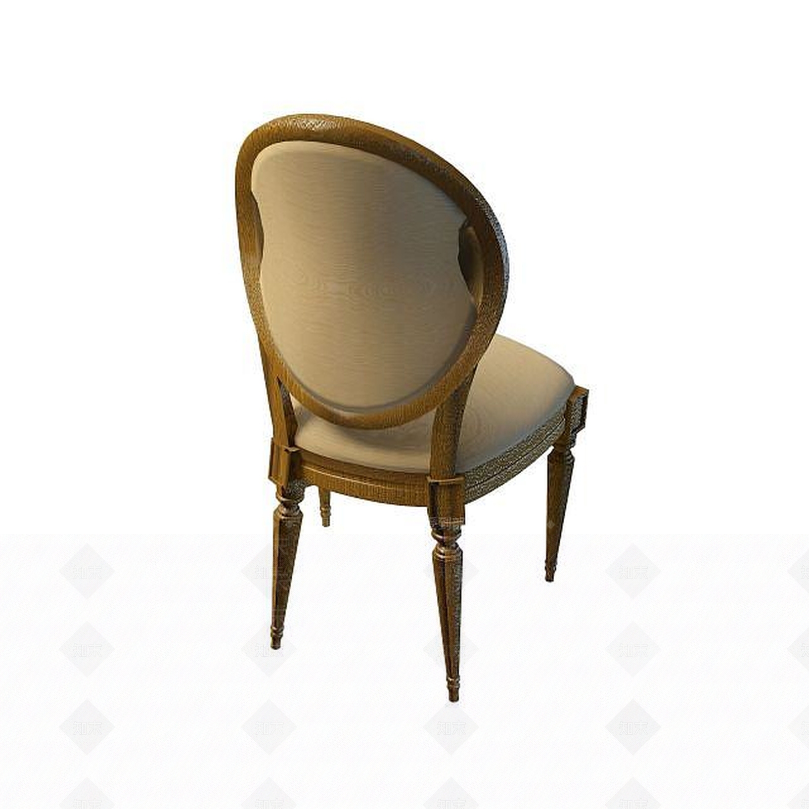 欧式古典欧式椅子3D模型下载【ID:1195489447】