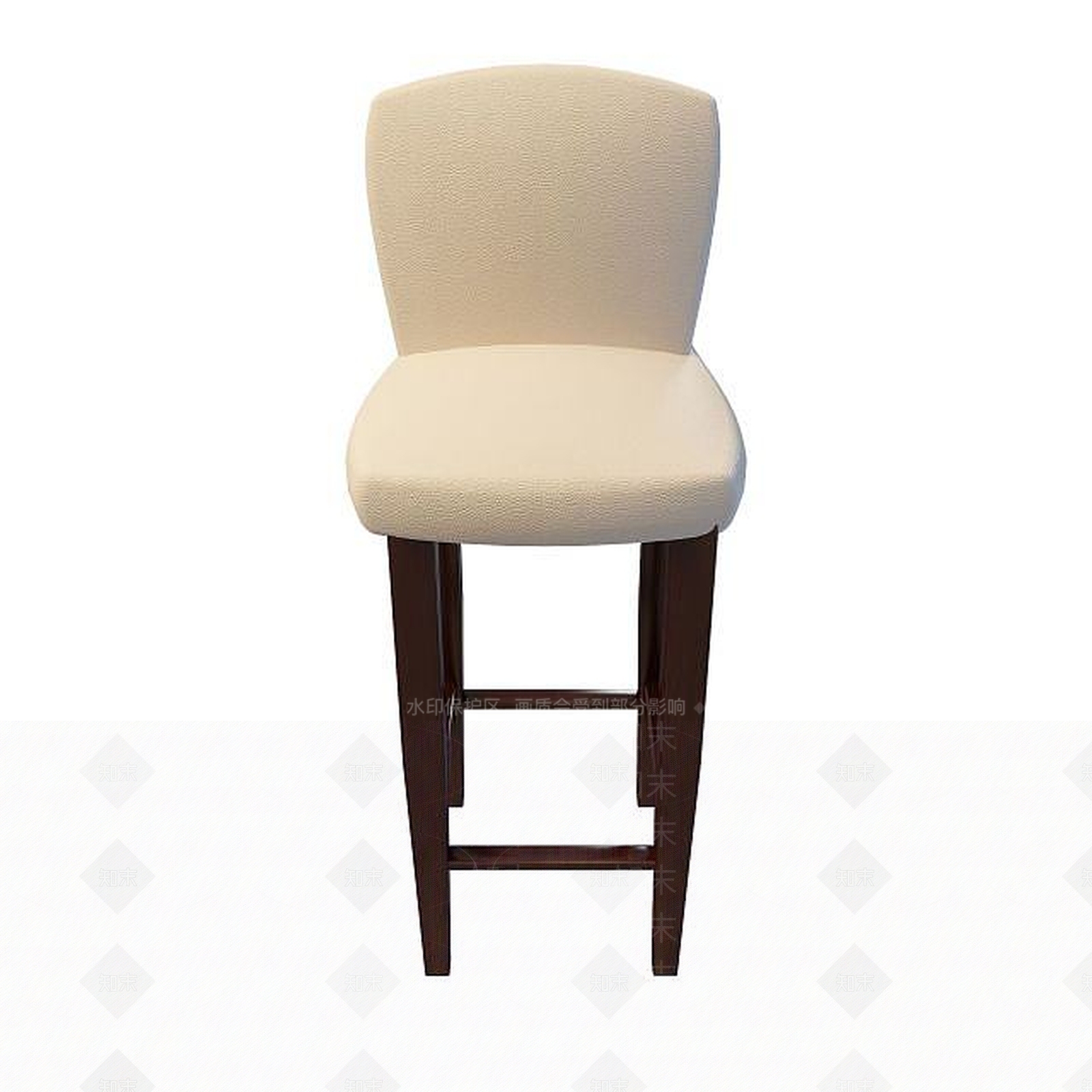 现代舒适高脚椅3D模型下载【ID:1195490321】