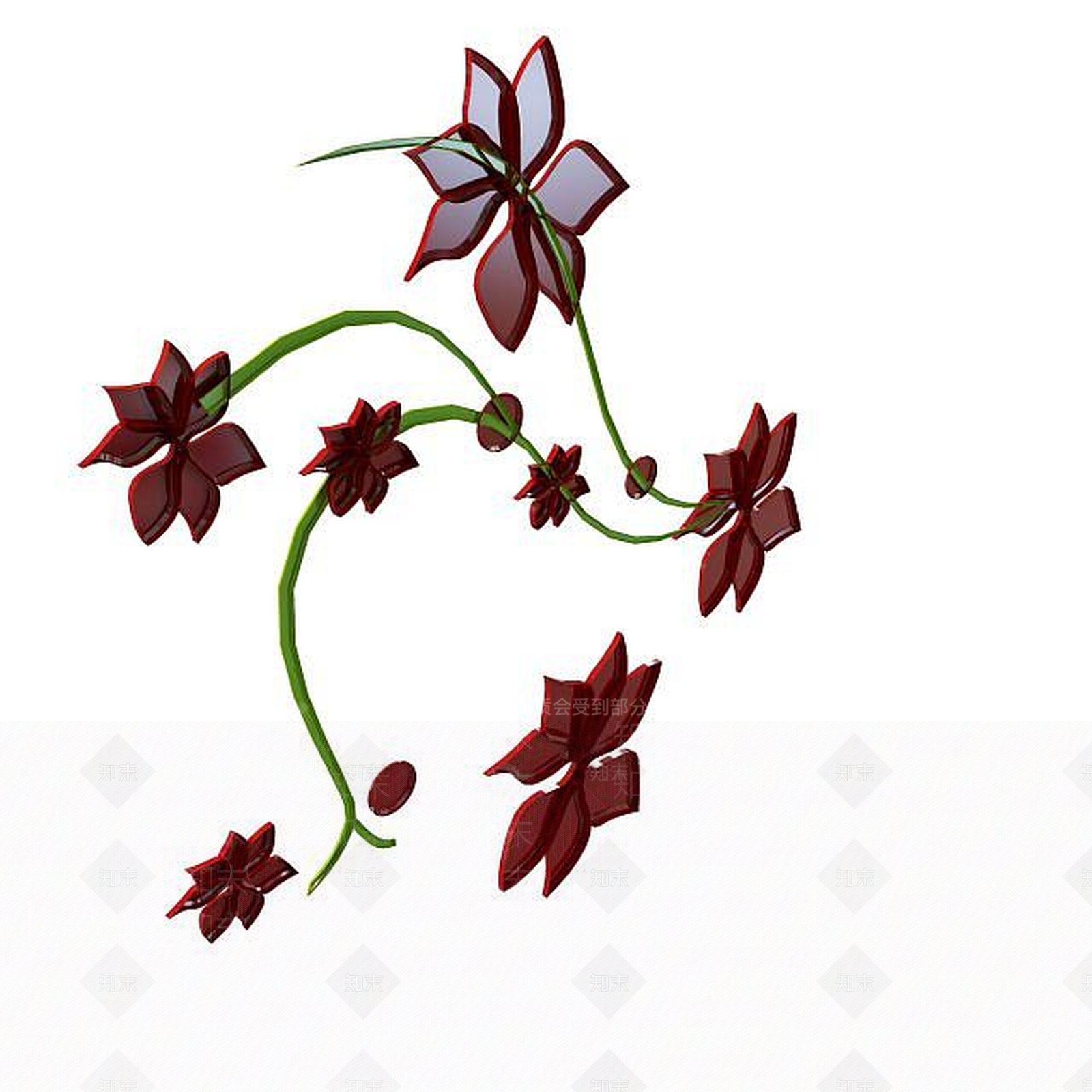 现代花纹3D模型下载【ID:1195492045】
