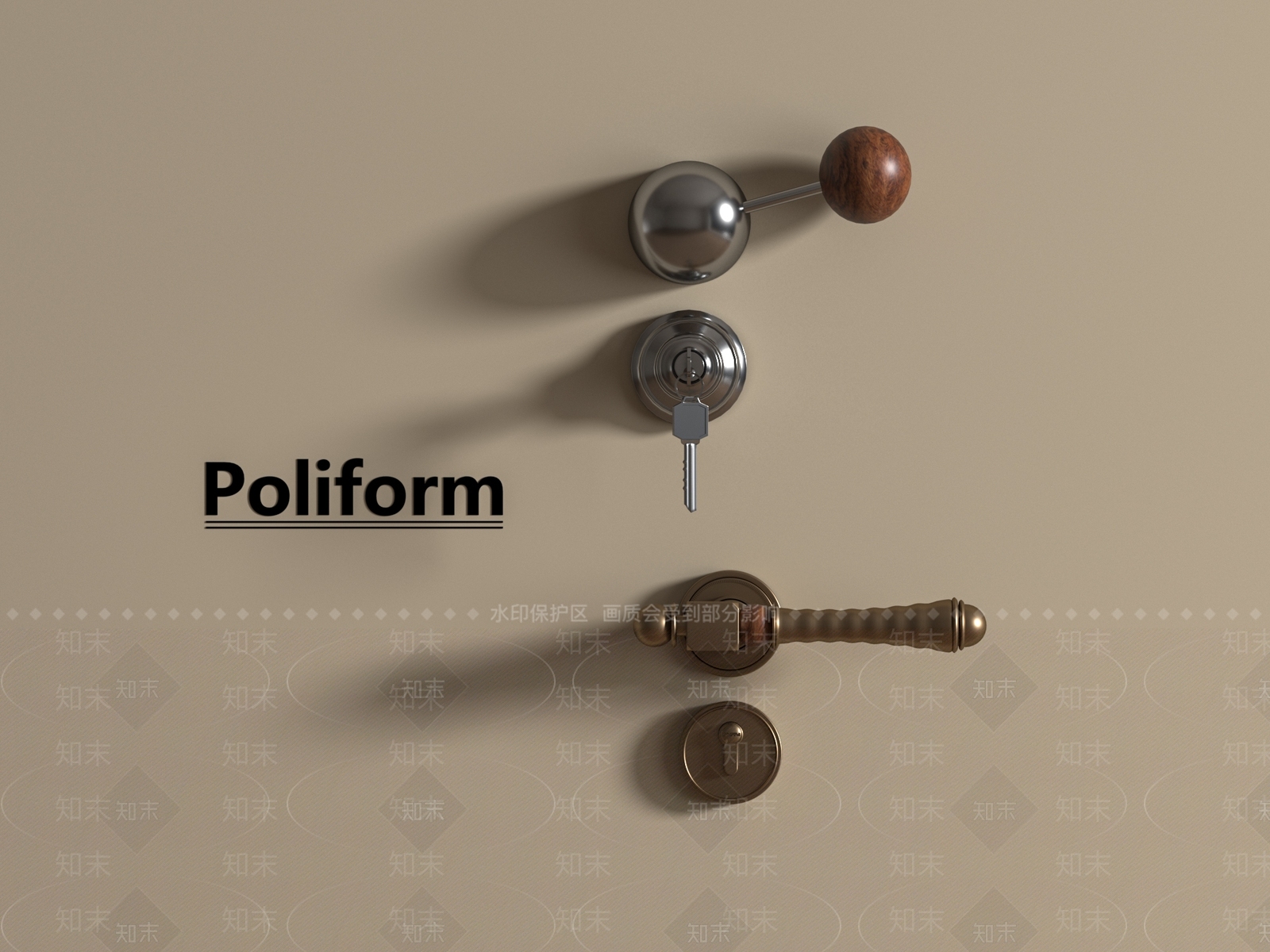 锁SU模型下载【ID:1195494481】