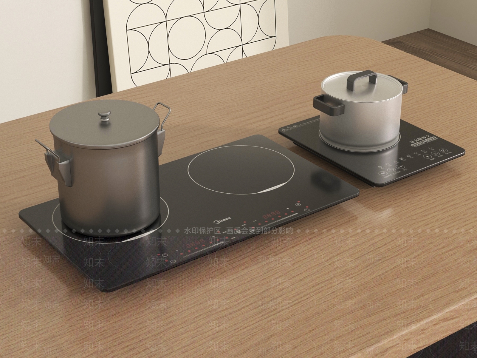 电磁炉SU模型下载【ID:1195496666】