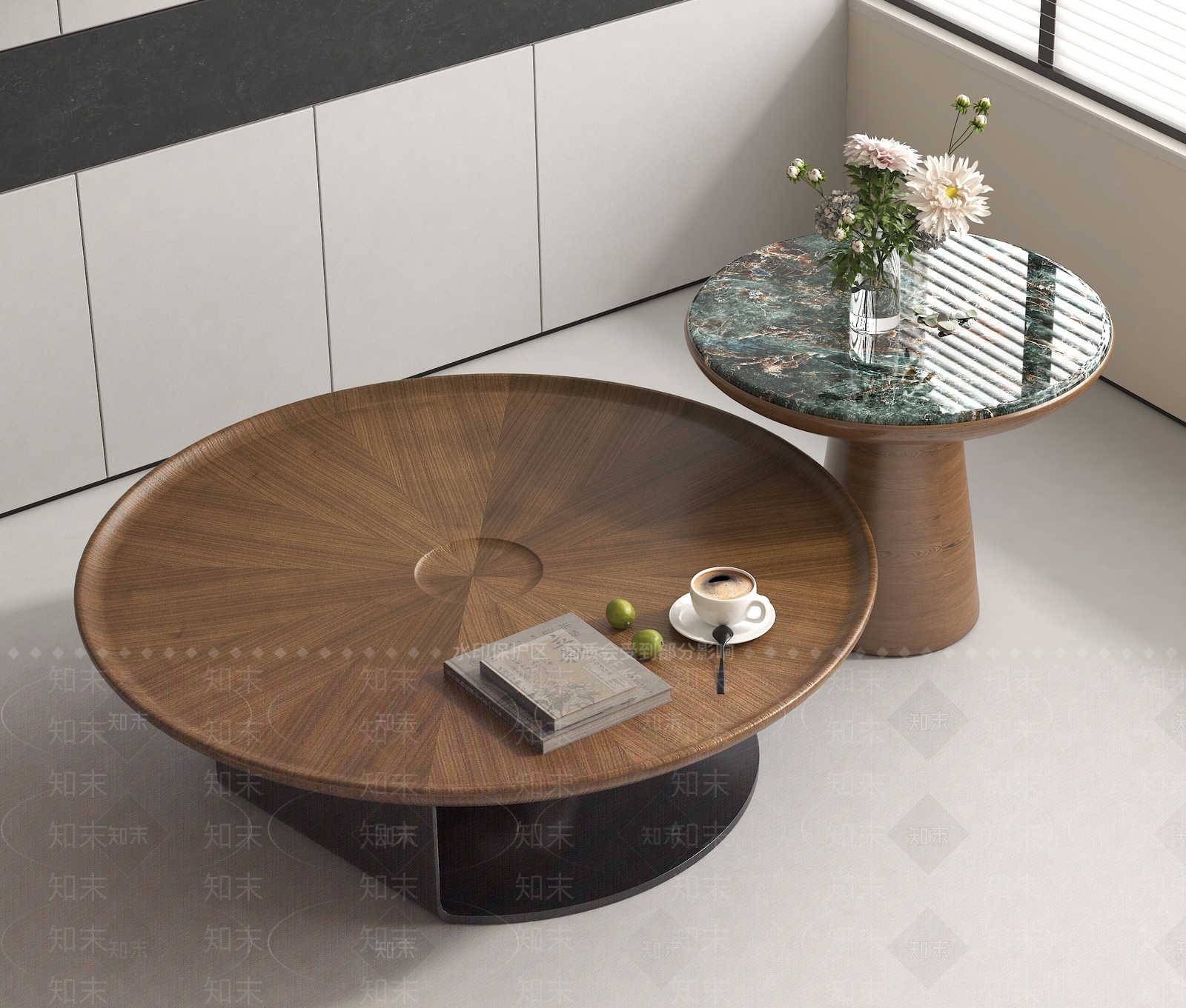 新中式茶几3D模型下载【ID:1195503597】