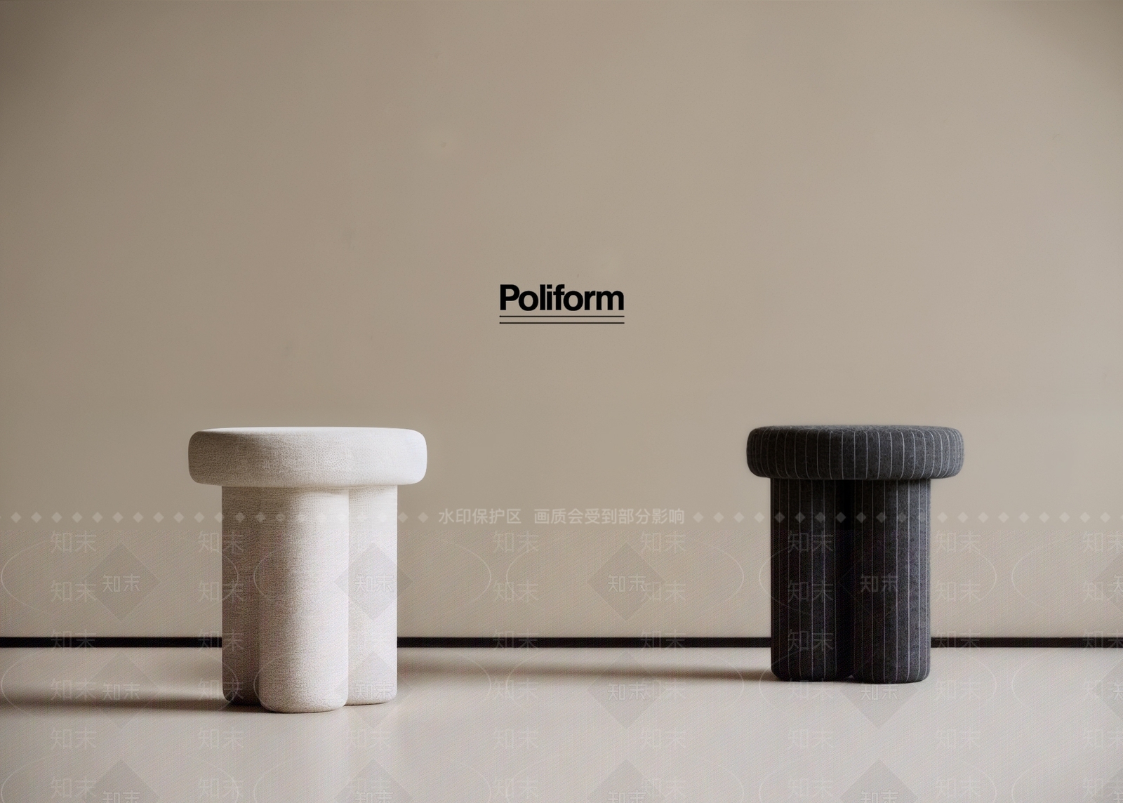 中古侘寂沙发凳SU模型下载【ID:1195512694】