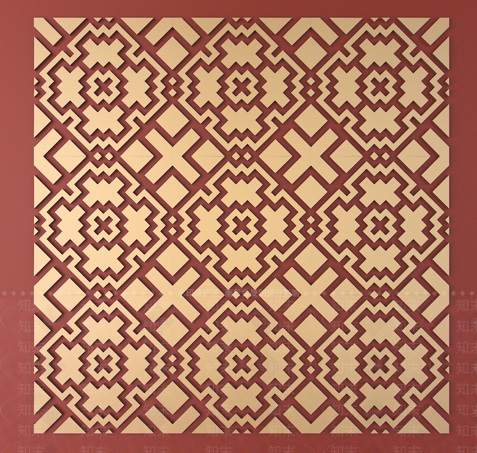 现代雕花3D模型下载【ID:1195513818】