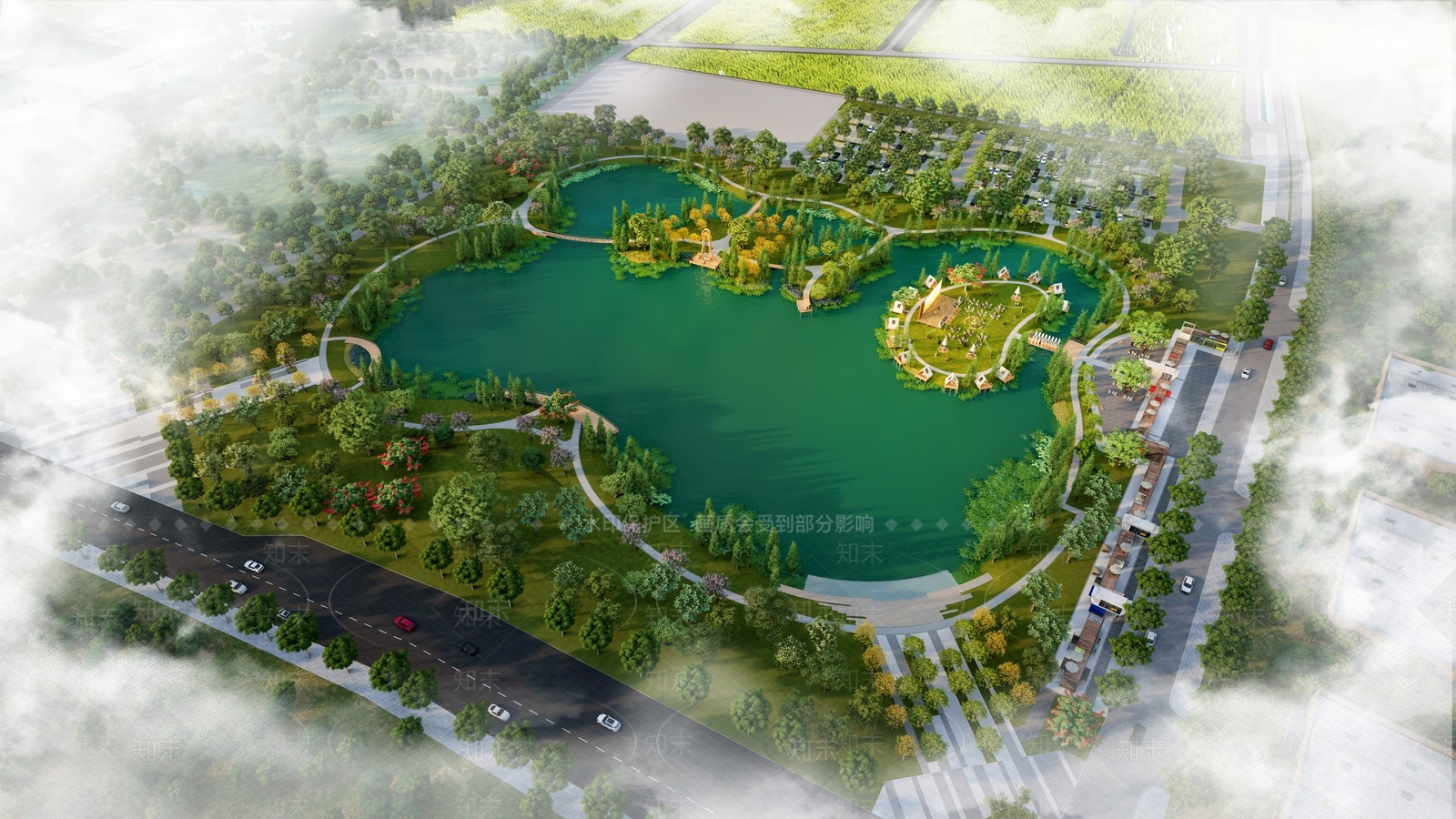 现代营地SU模型下载【ID:1195515736】