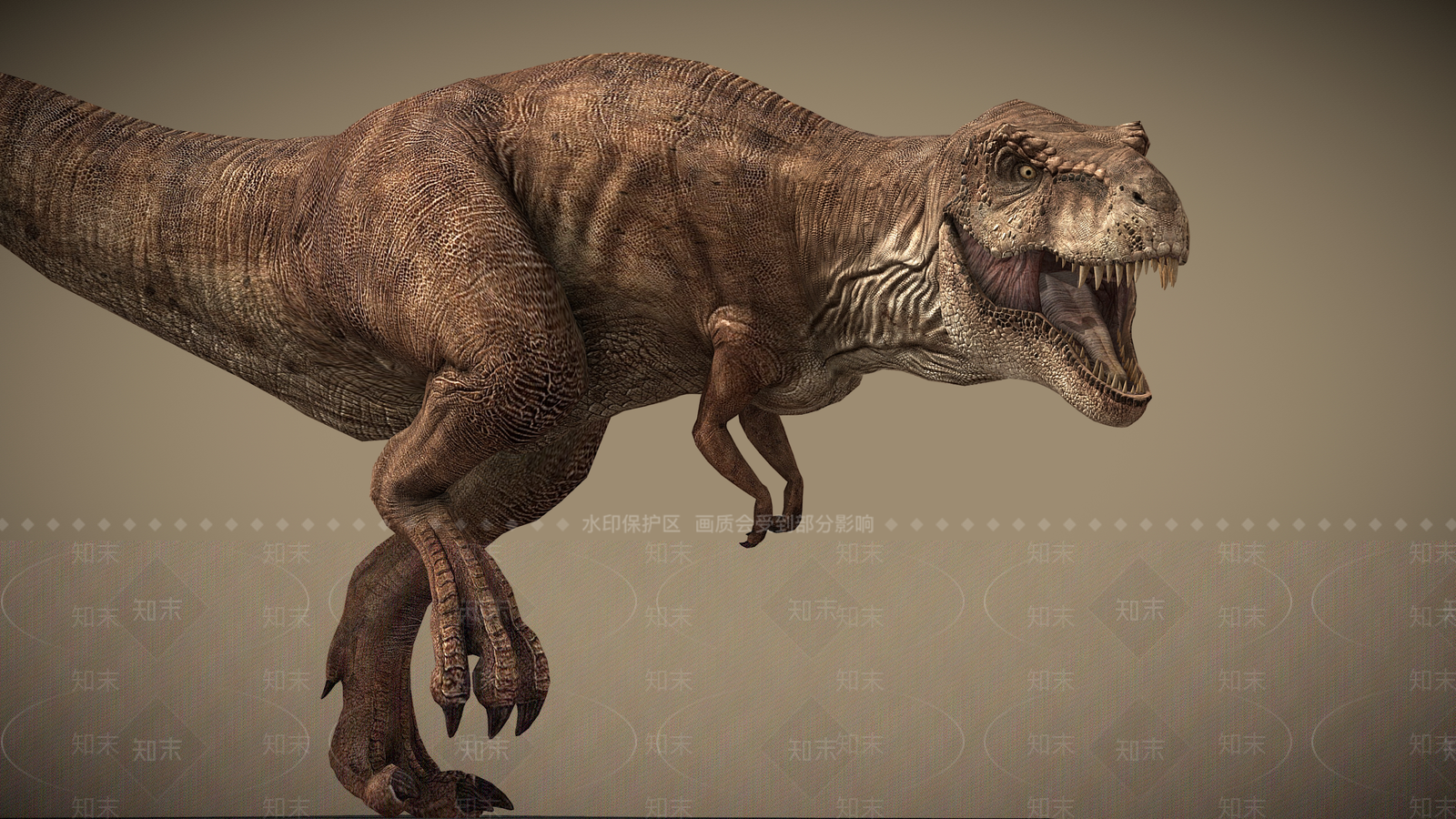 爬行类动物3D模型下载【ID:1195518120】