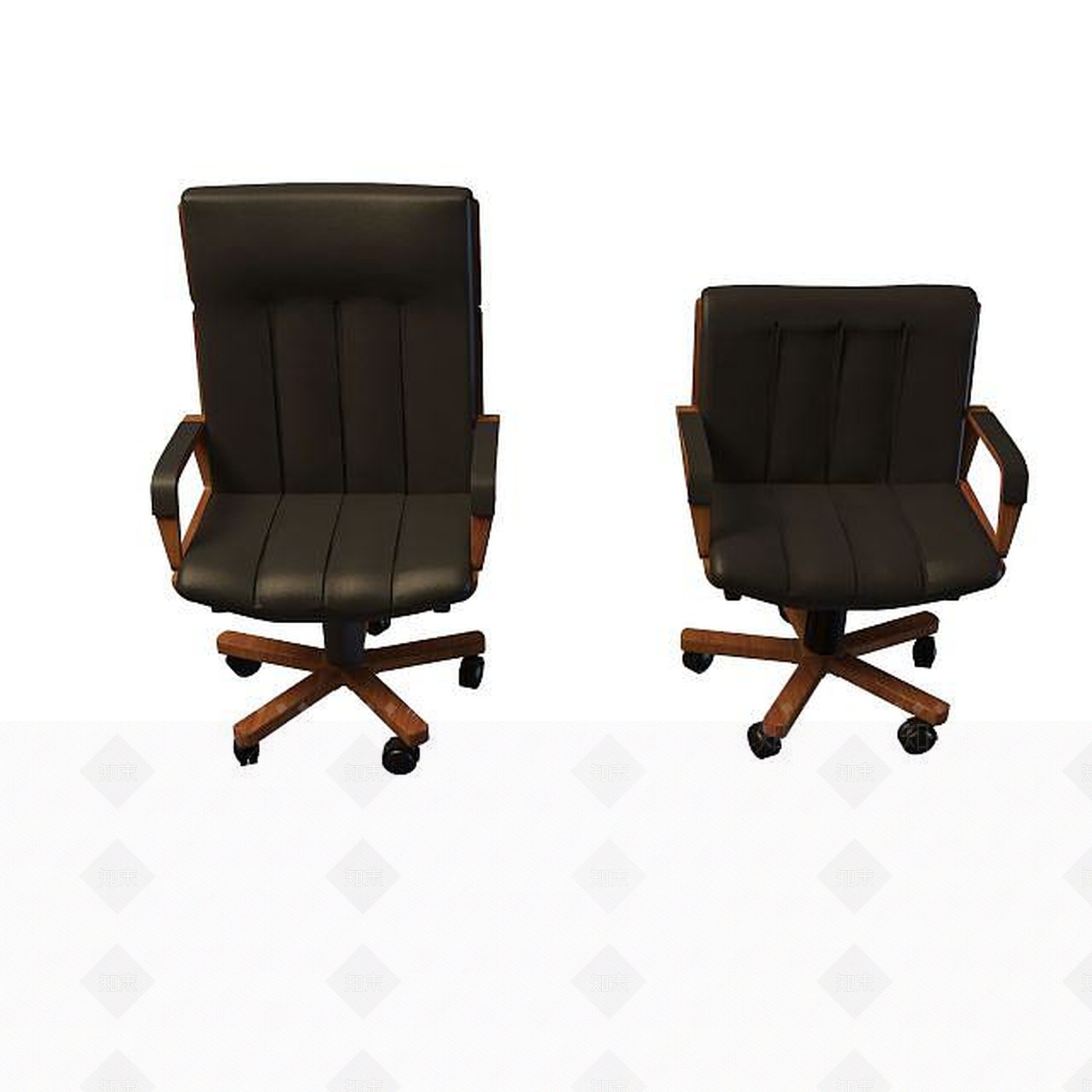 现代商务转椅3D模型下载【ID:1195517338】