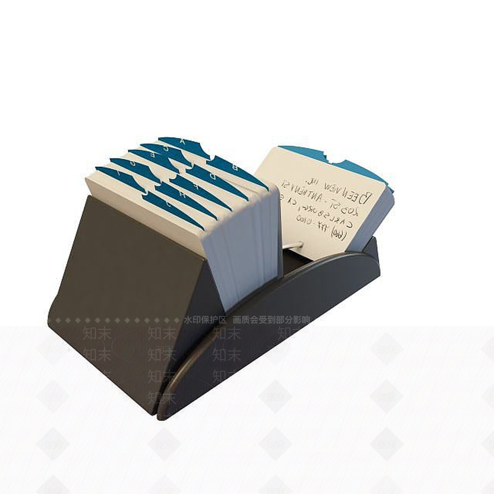 现代便签盒3D模型下载【ID:1195517690】