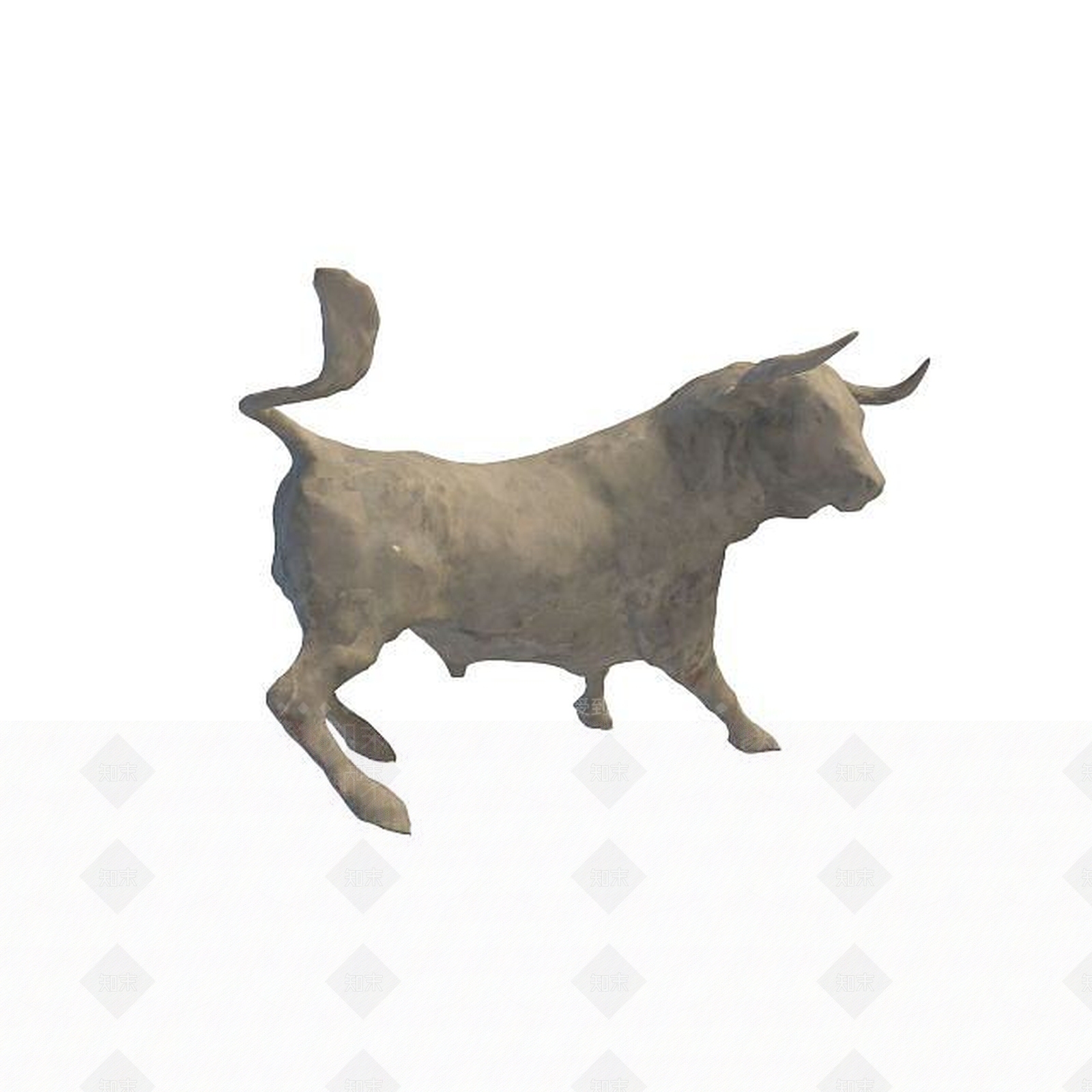 现代动物雕塑3D模型下载【ID:1195517828】