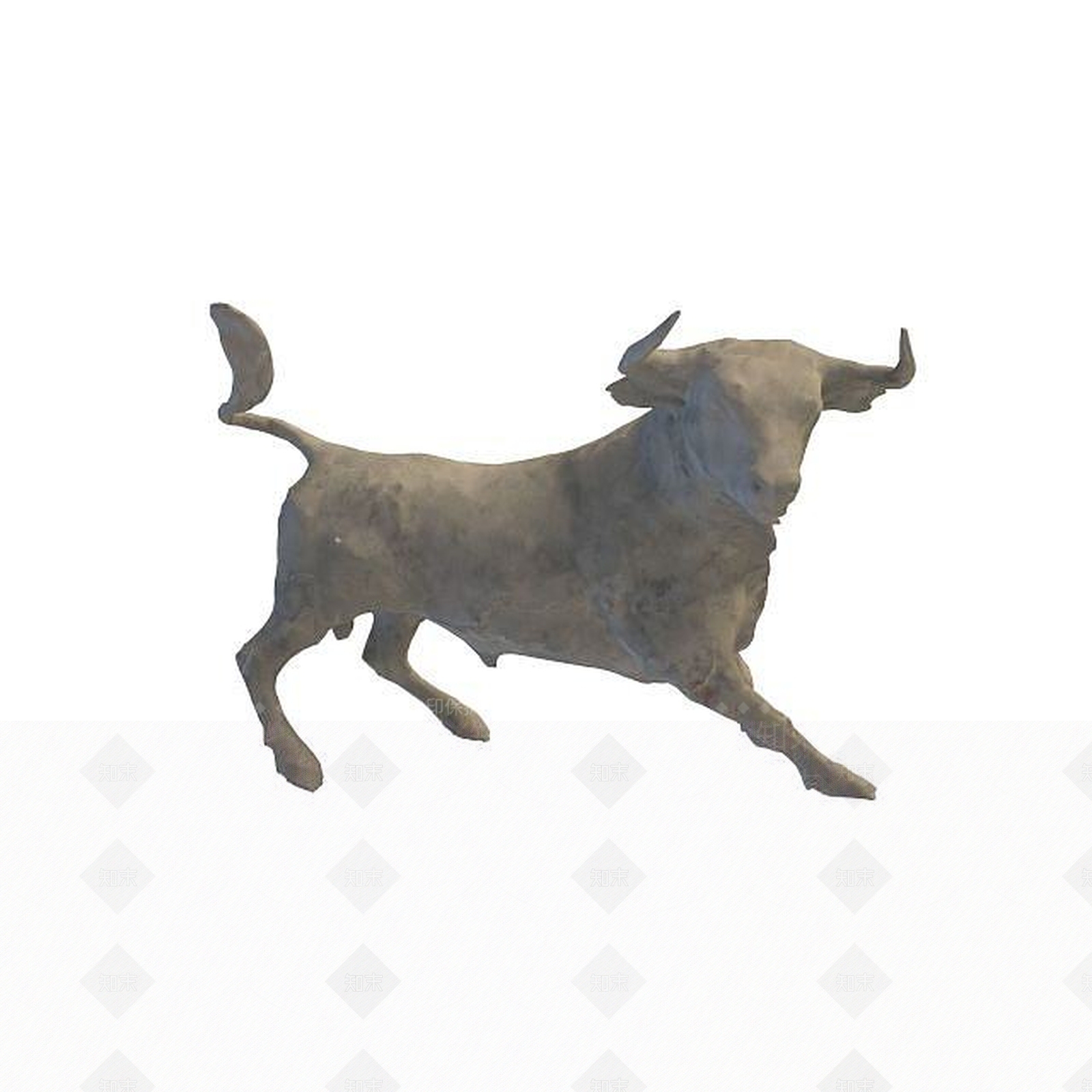现代动物雕塑3D模型下载【ID:1195517828】