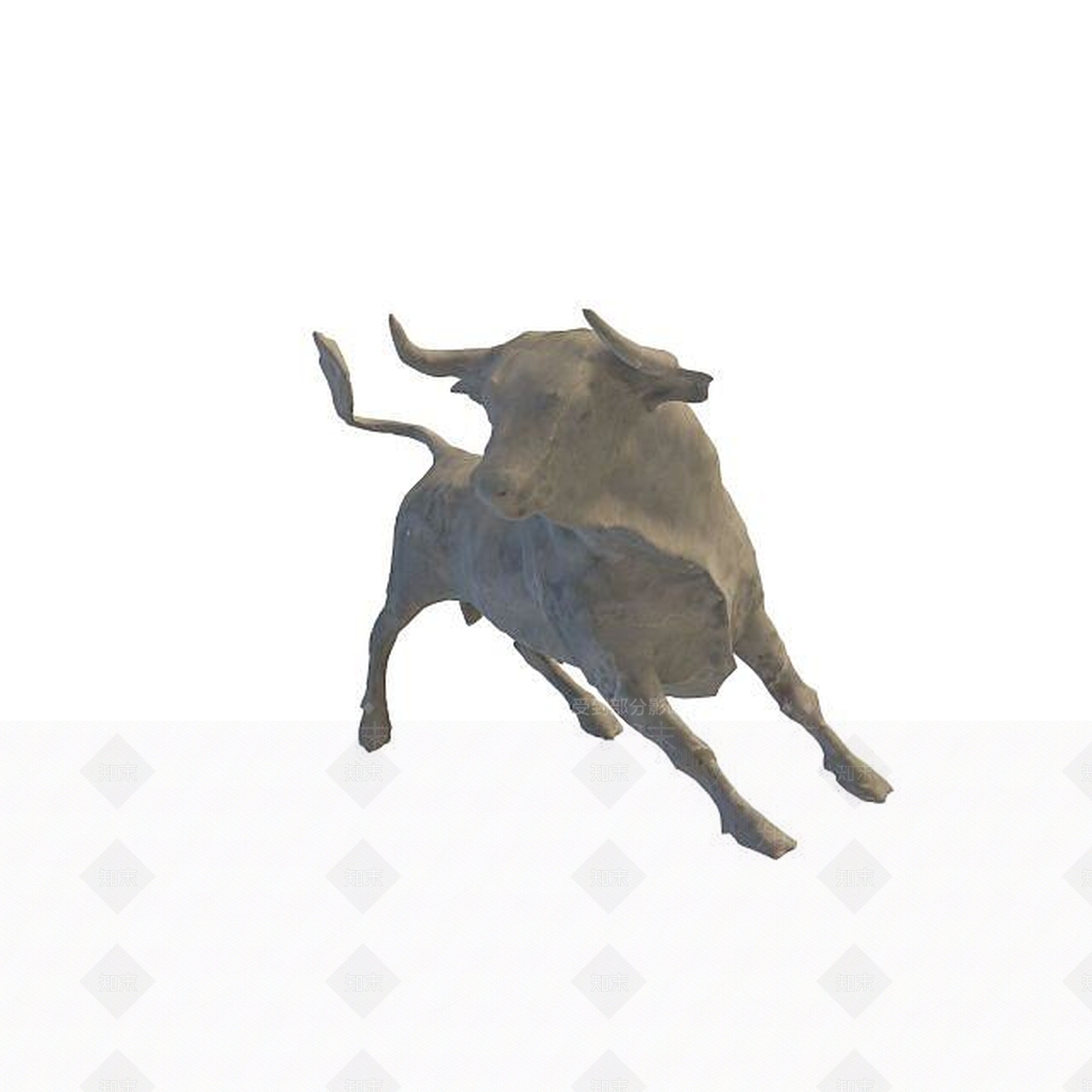 现代动物雕塑3D模型下载【ID:1195517828】