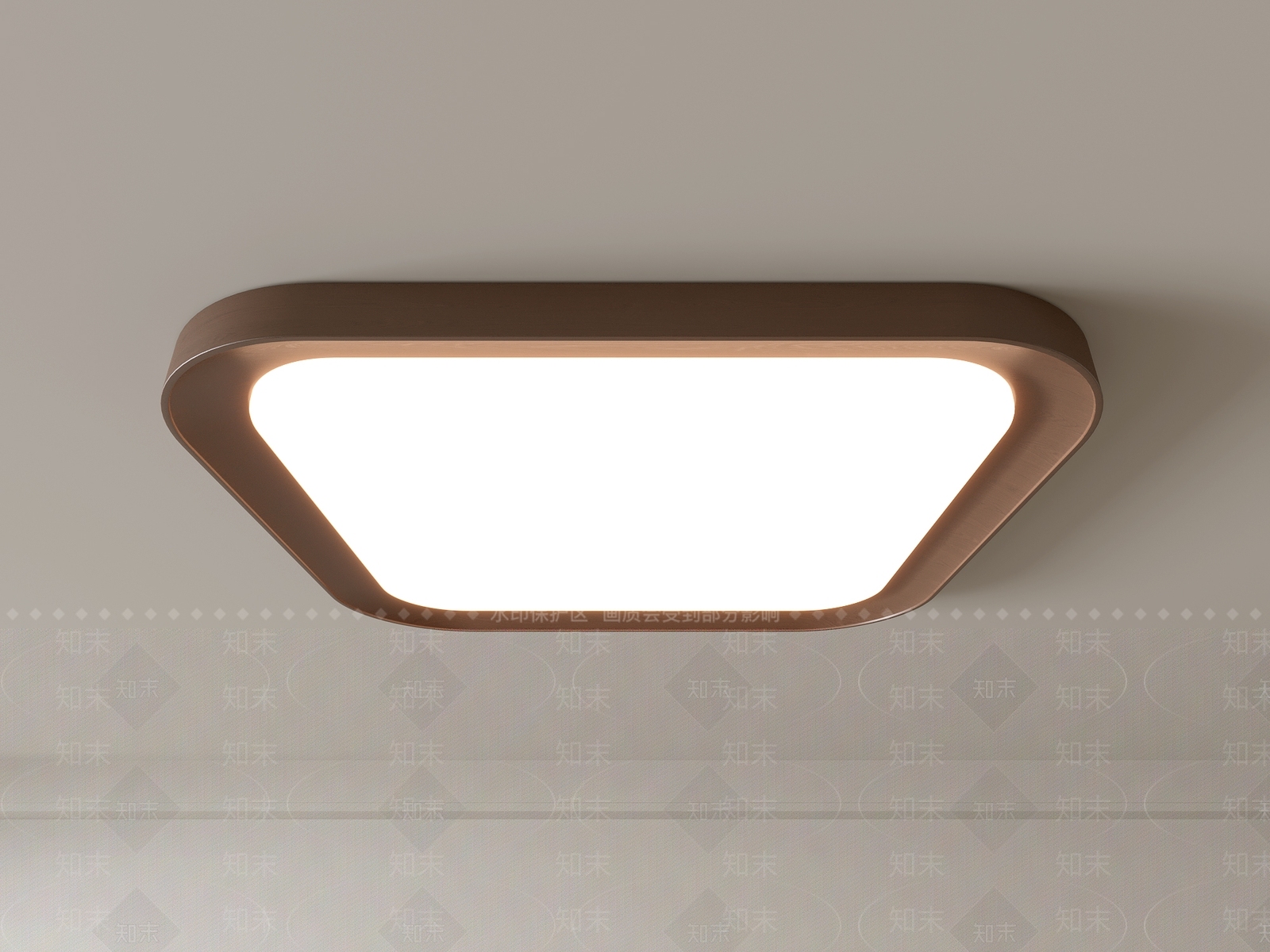 现代吸顶灯3D模型下载【ID:1195519872】