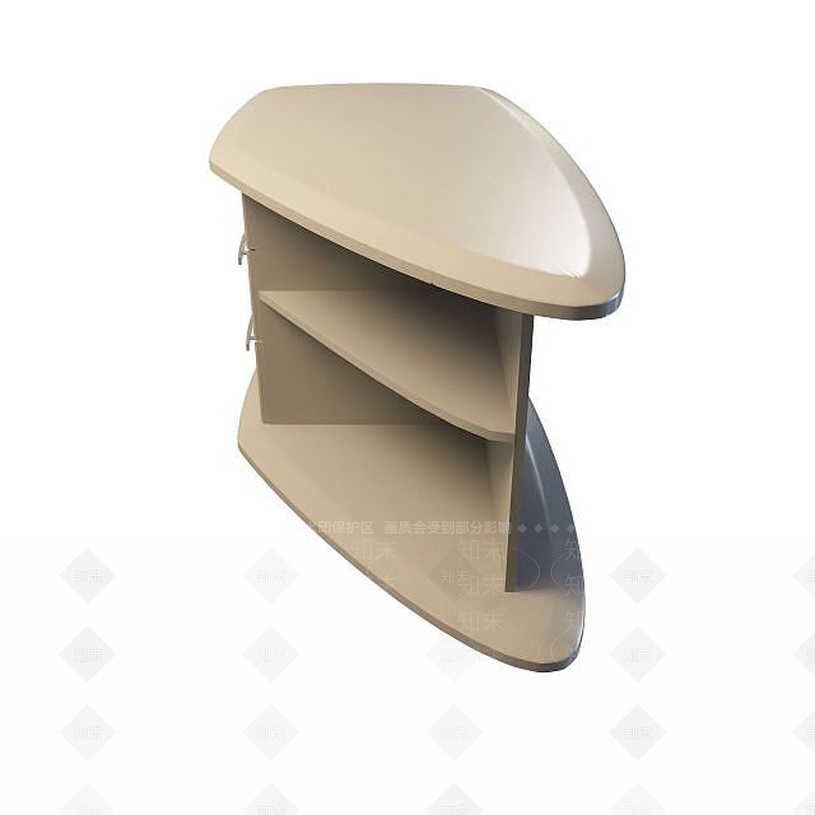 现代时尚床头柜3D模型下载【ID:1195519863】
