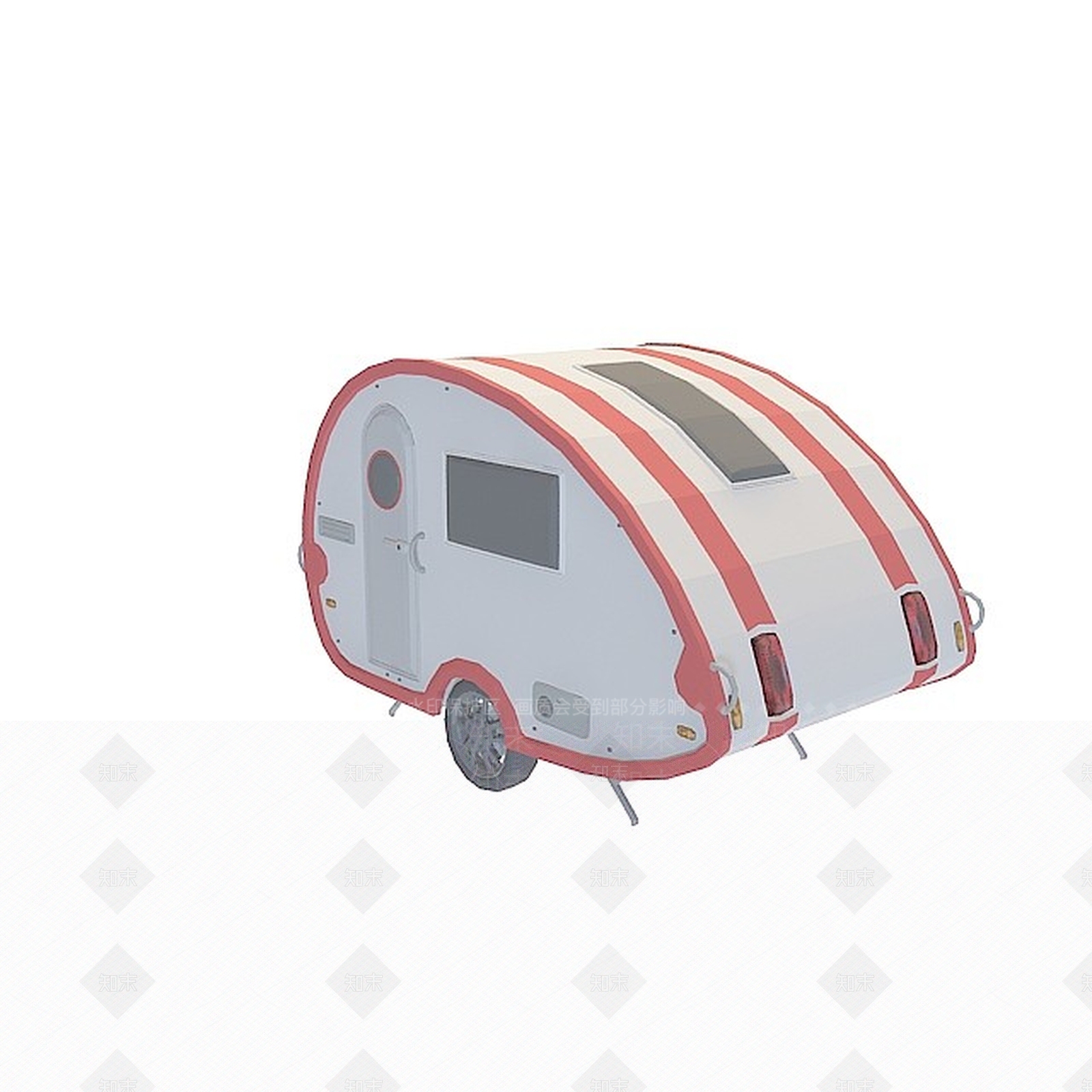 现代快餐车3D模型下载【ID:1195521717】