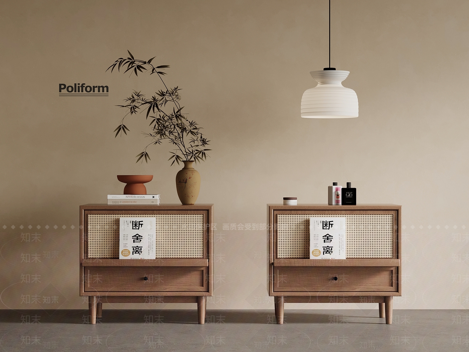 中古床头柜SU模型下载【ID:1195522219】