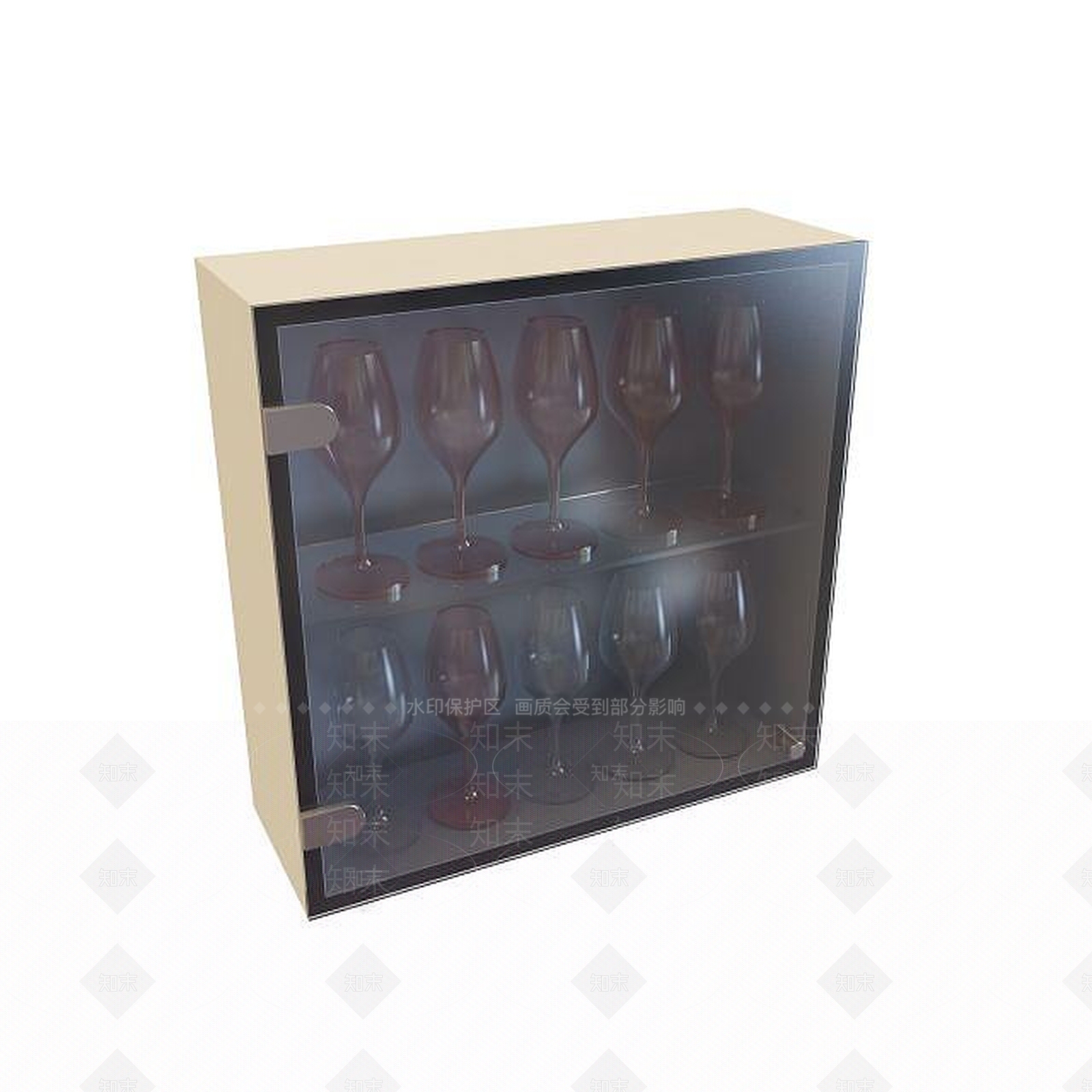 现代厨柜3D模型下载【ID:1195523551】