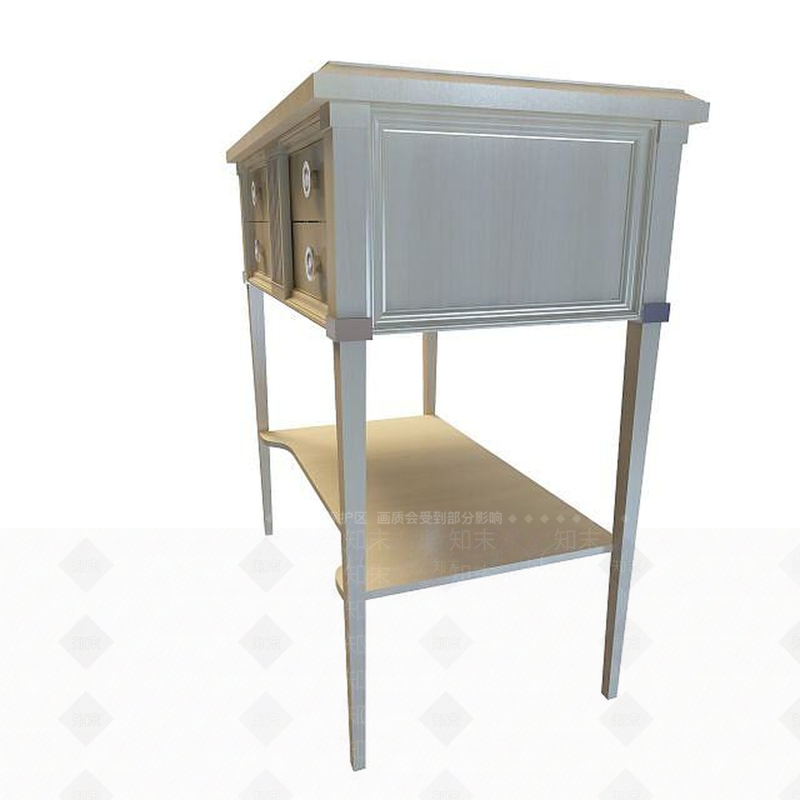 欧式古典欧式边几3D模型下载【ID:1195523554】