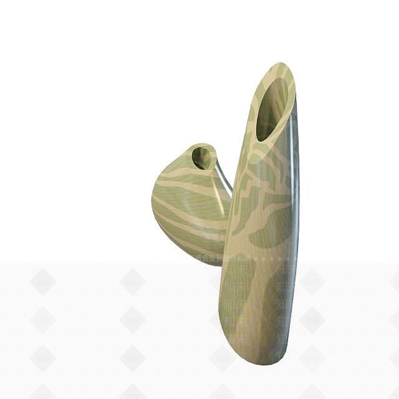 现代彩色花瓶3D模型下载【ID:1195524302】