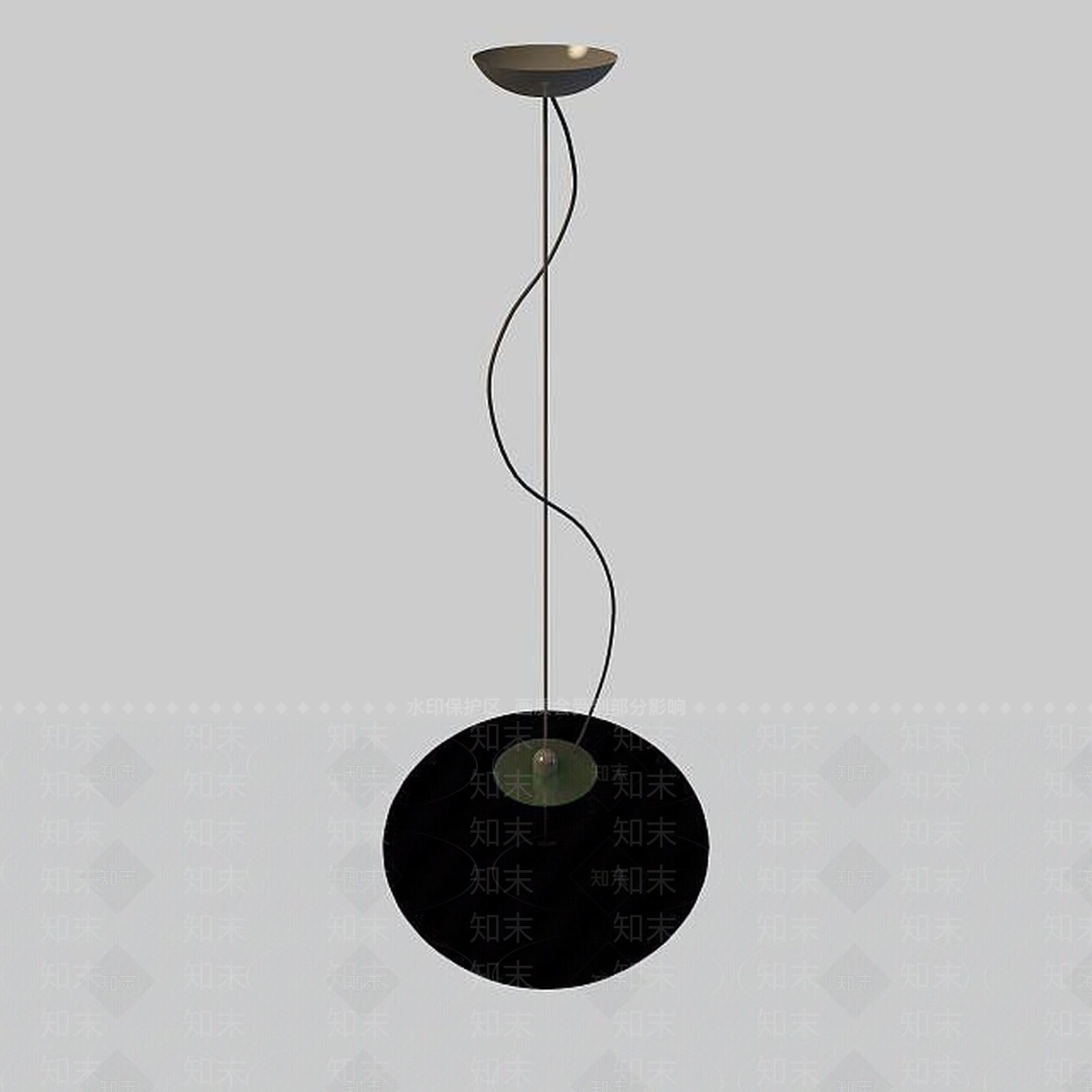 现代球形吊灯3D模型下载【ID:1195524427】