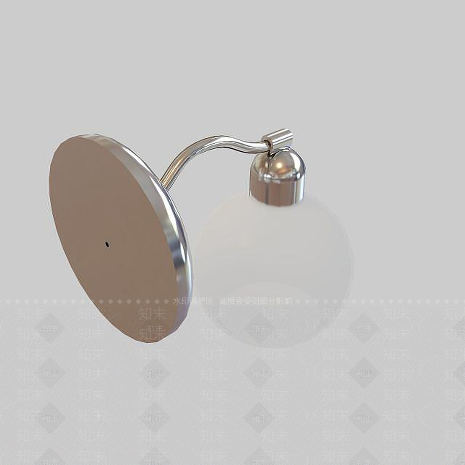 现代时尚壁灯3D模型下载【ID:1195524778】