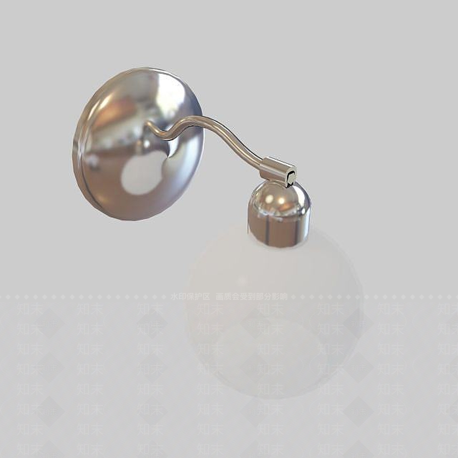 现代时尚壁灯3D模型下载【ID:1195524778】