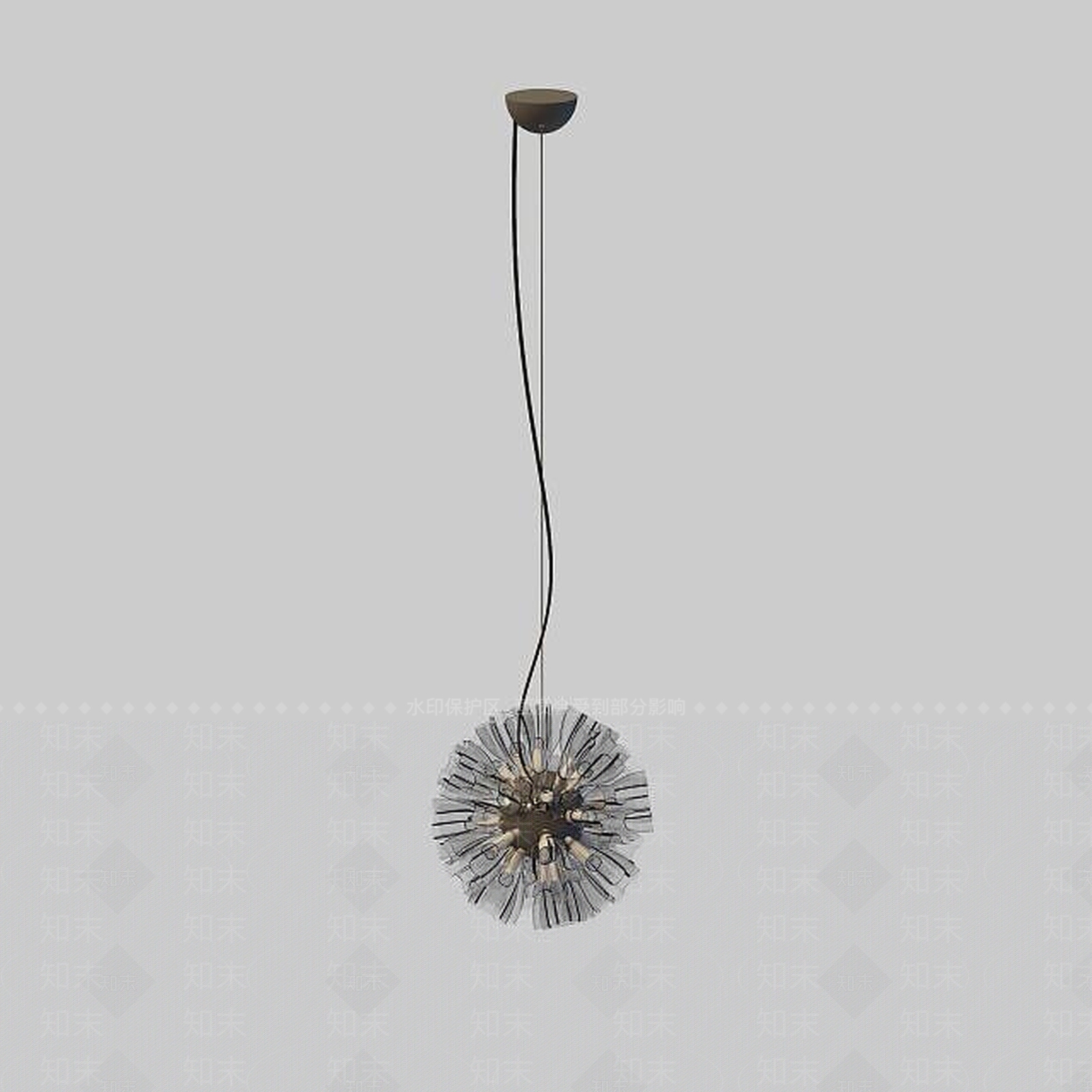 现代蒲公英吊灯3D模型下载【ID:1195526334】