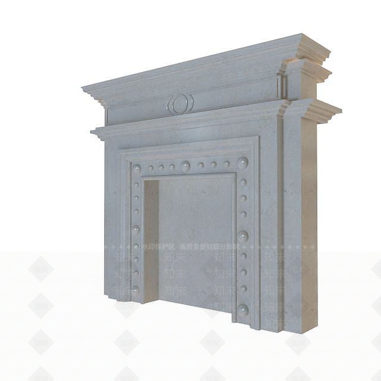 现代壁炉3D模型下载【ID:1195526378】