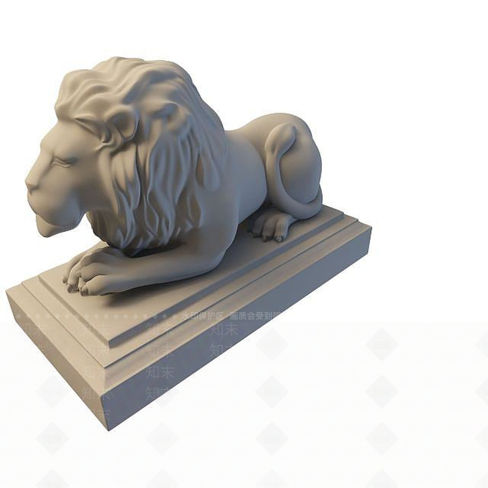 现代狮子3D模型下载【ID:1195526522】