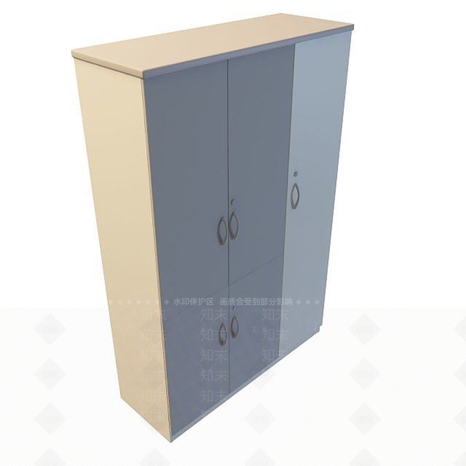 现代卧室衣柜3D模型下载【ID:1195527336】