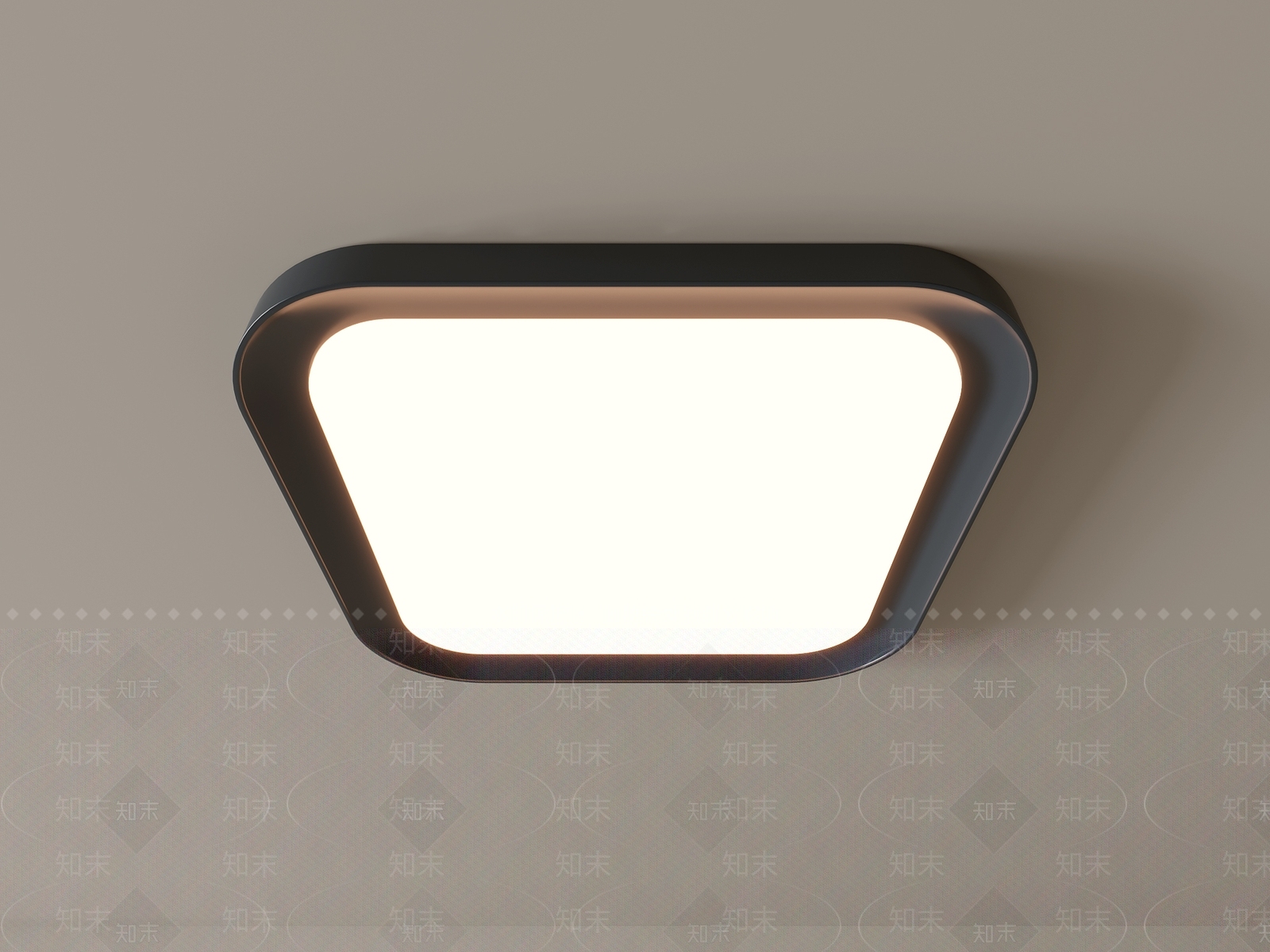 现代吸顶灯3D模型下载【ID:1195528262】