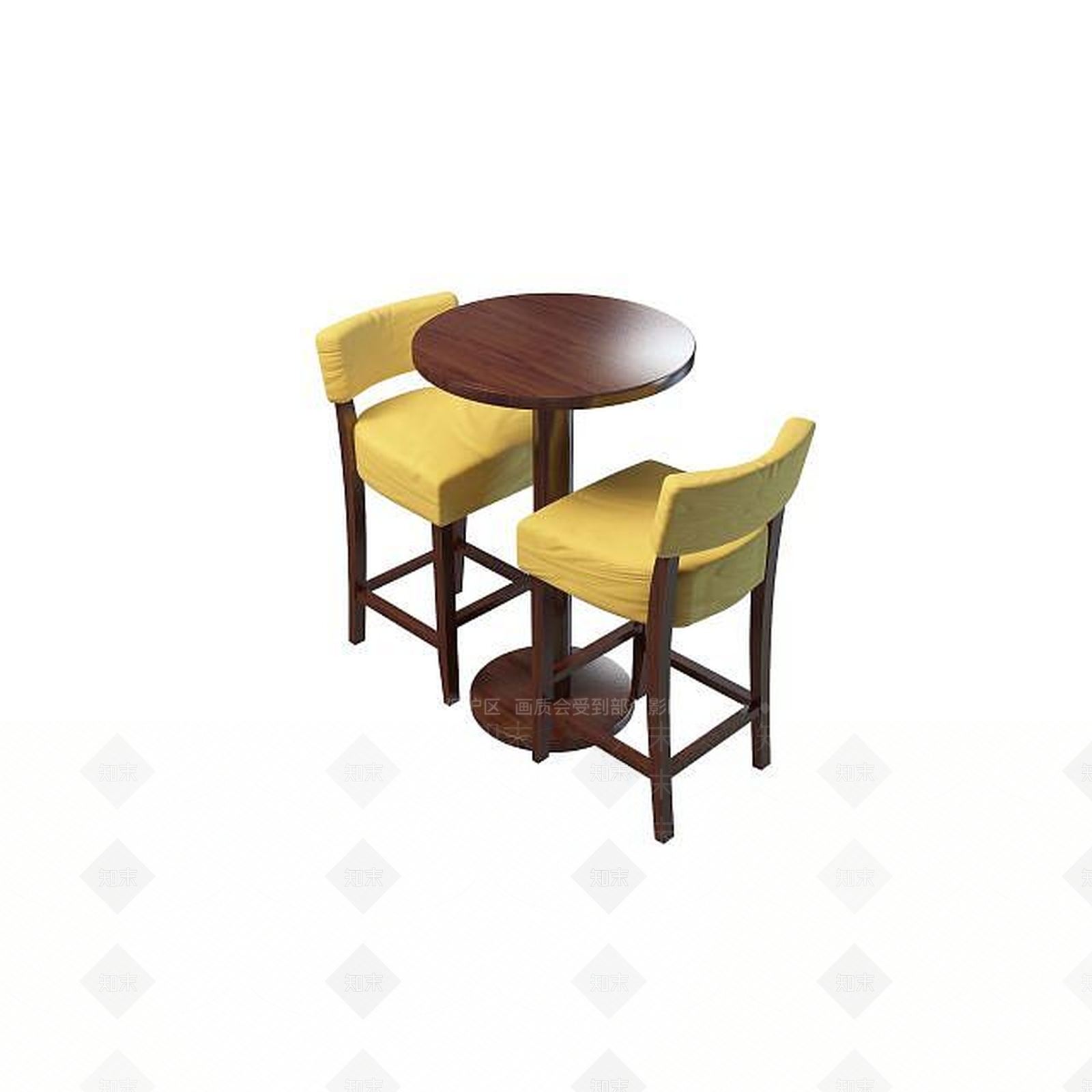 中式桌椅3D模型下载【ID:1195528247】