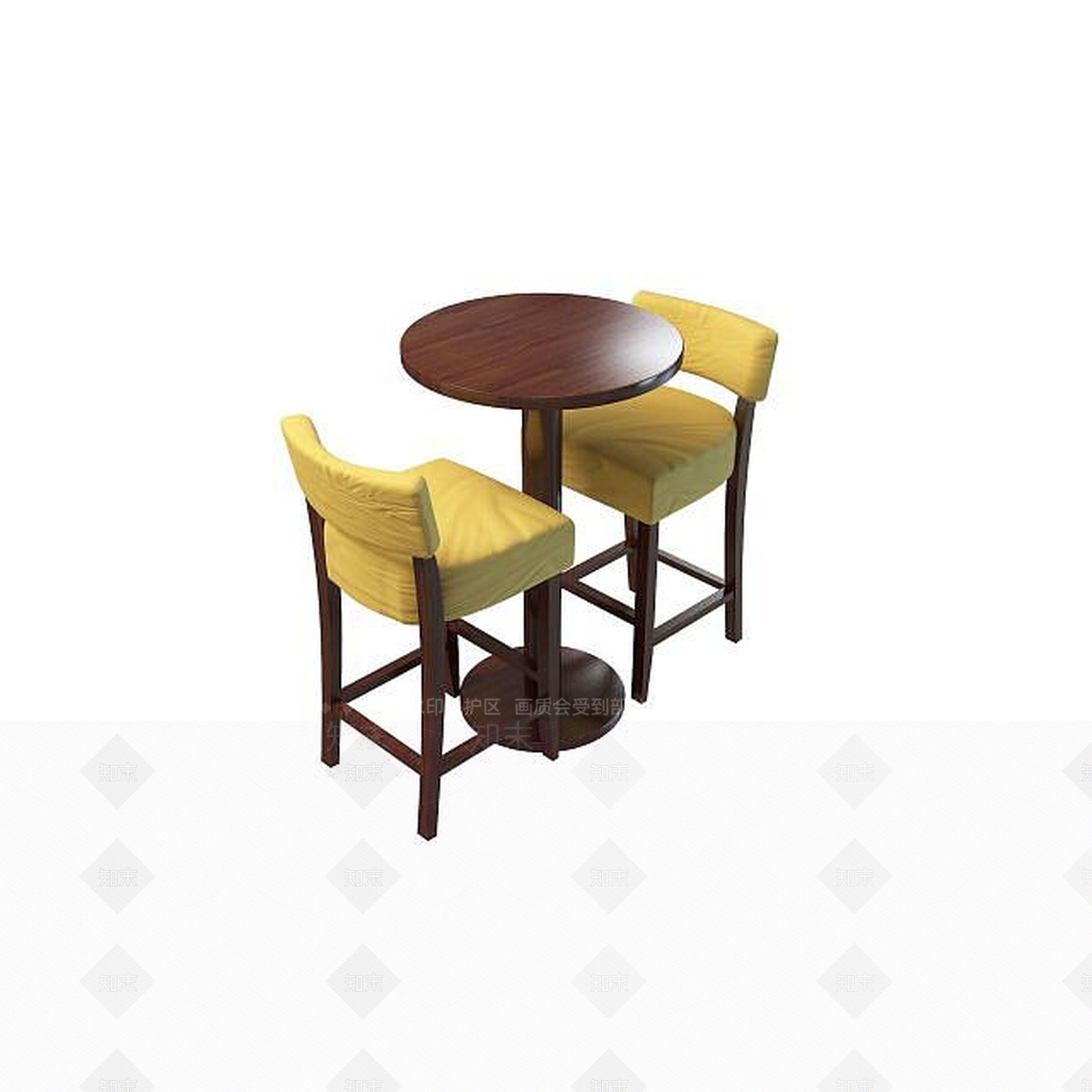中式桌椅3D模型下载【ID:1195528247】